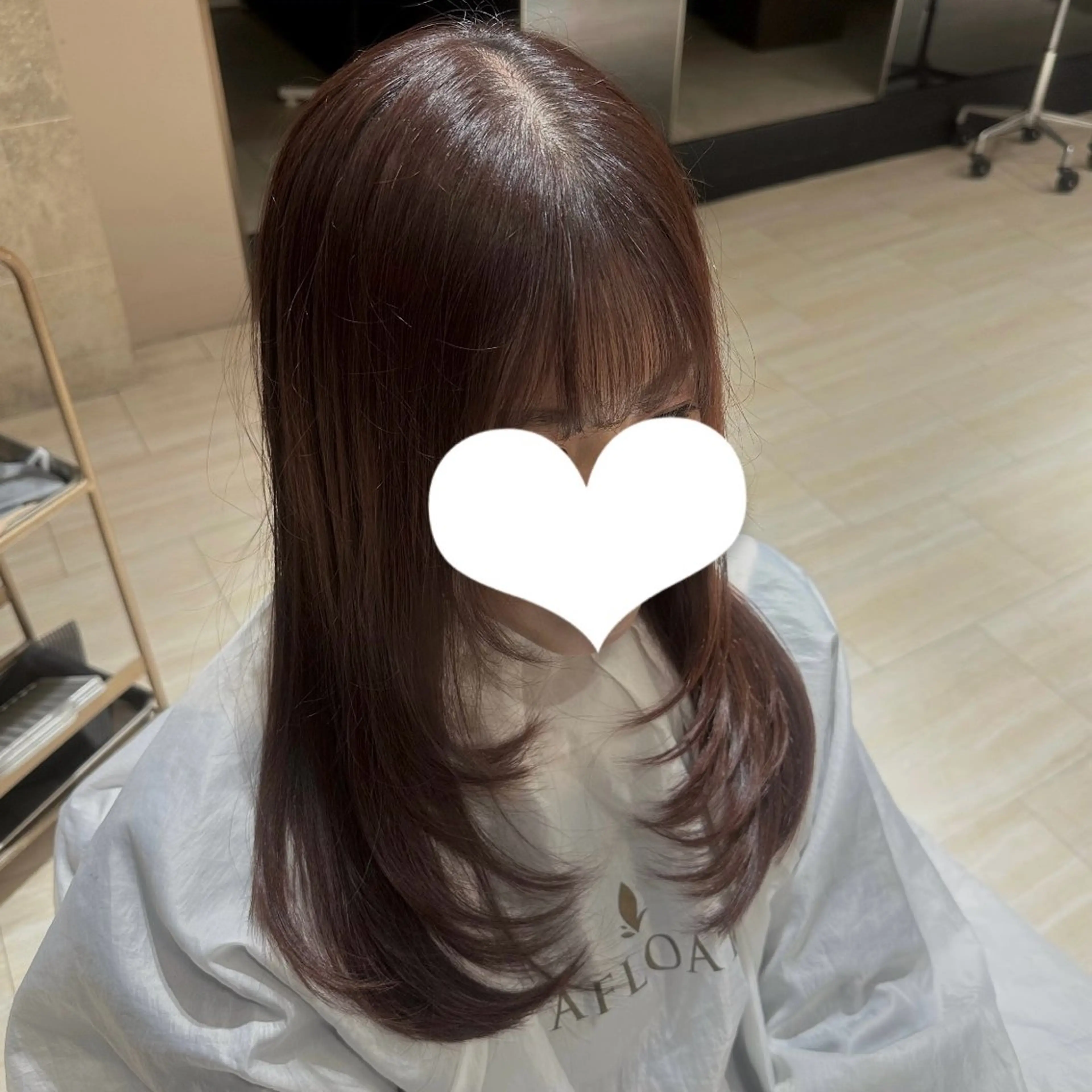 セミロング ヘアカラー 🩶 maria🩶のヘアスタイル