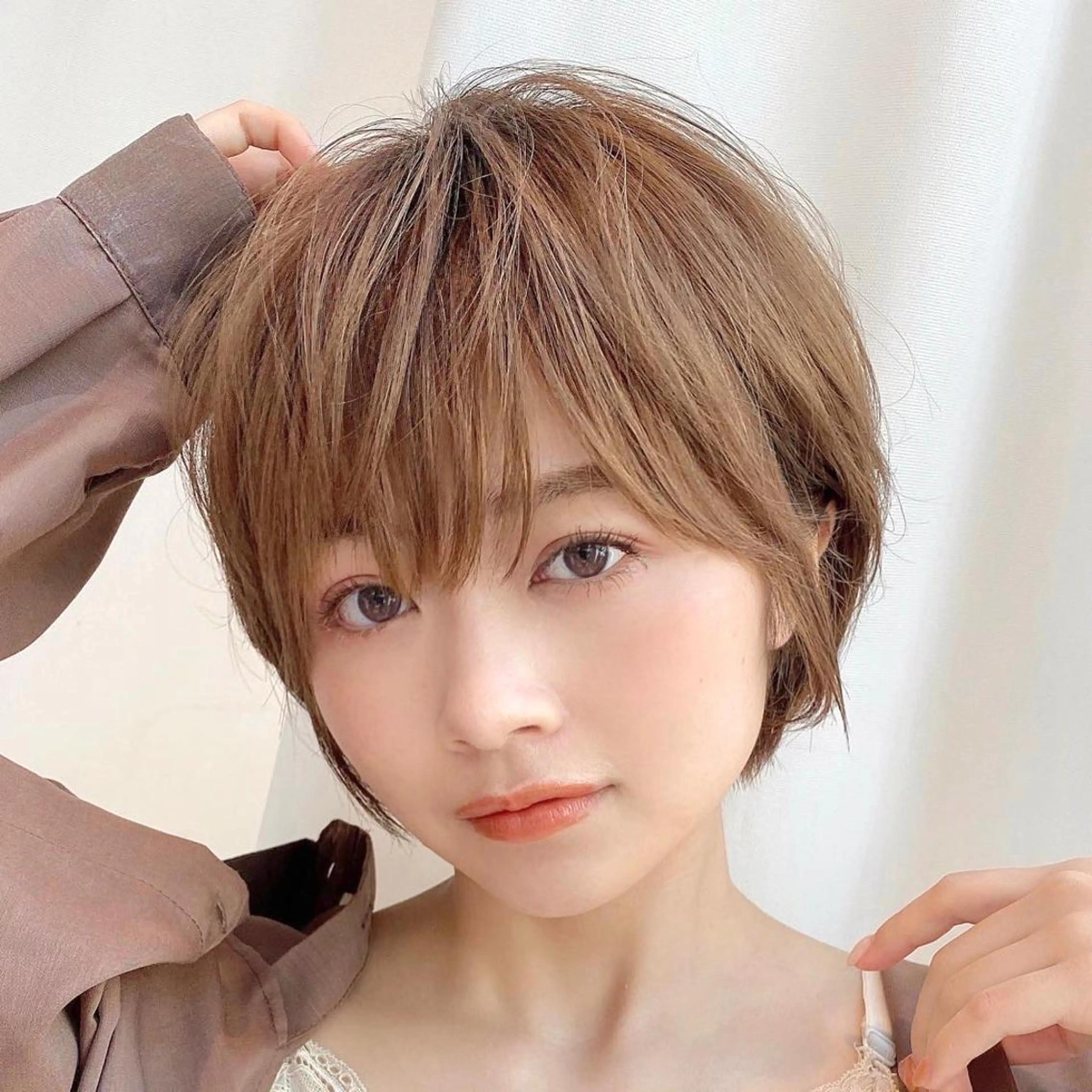 ショート 韓国くびれレイヤー 🇰🇷はづきのヘアスタイル