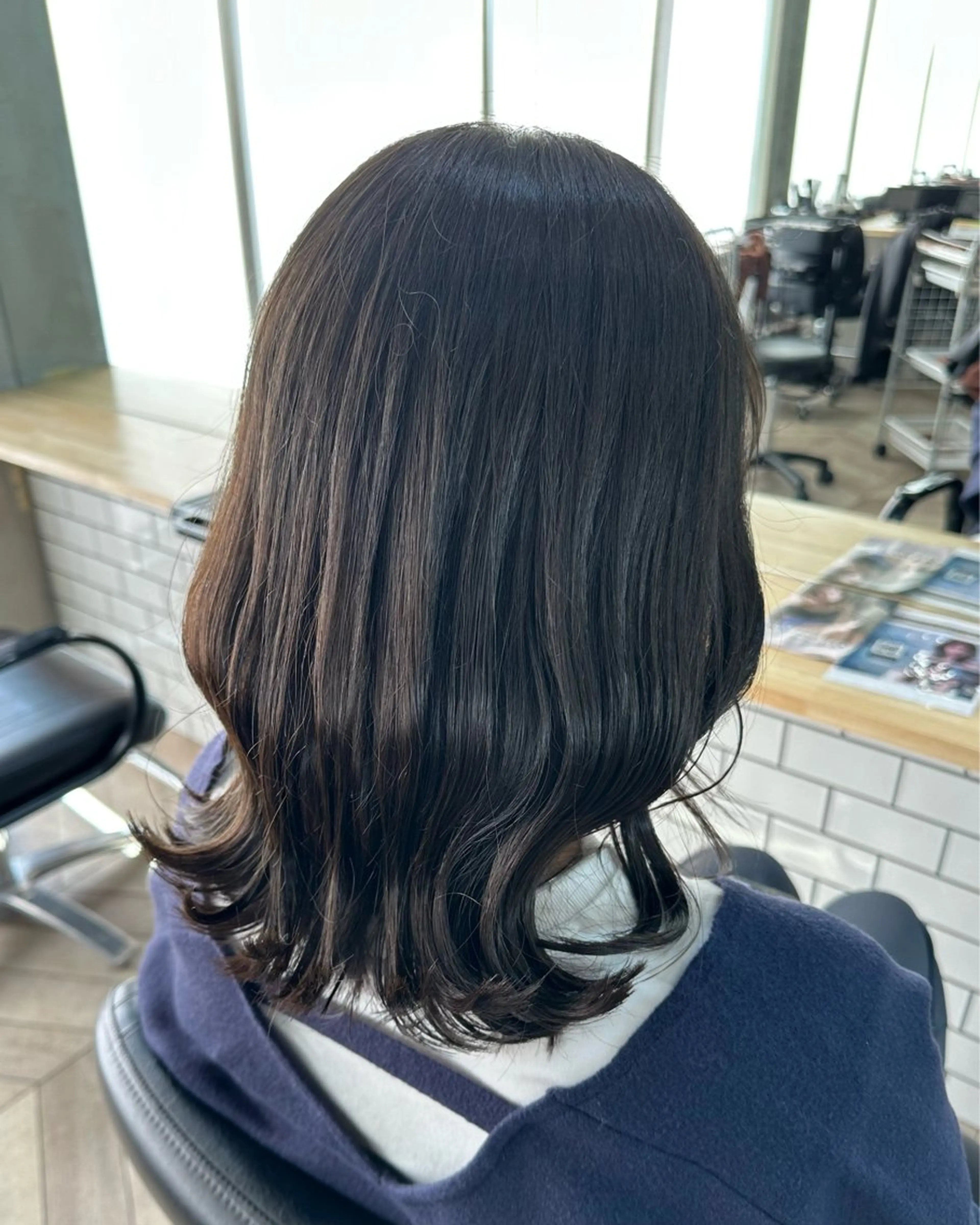 カラー グレージュ オリーブグレージュ オリーブグレー カット ヘアカラー Angelica 内海  遥奈のヘアスタイル