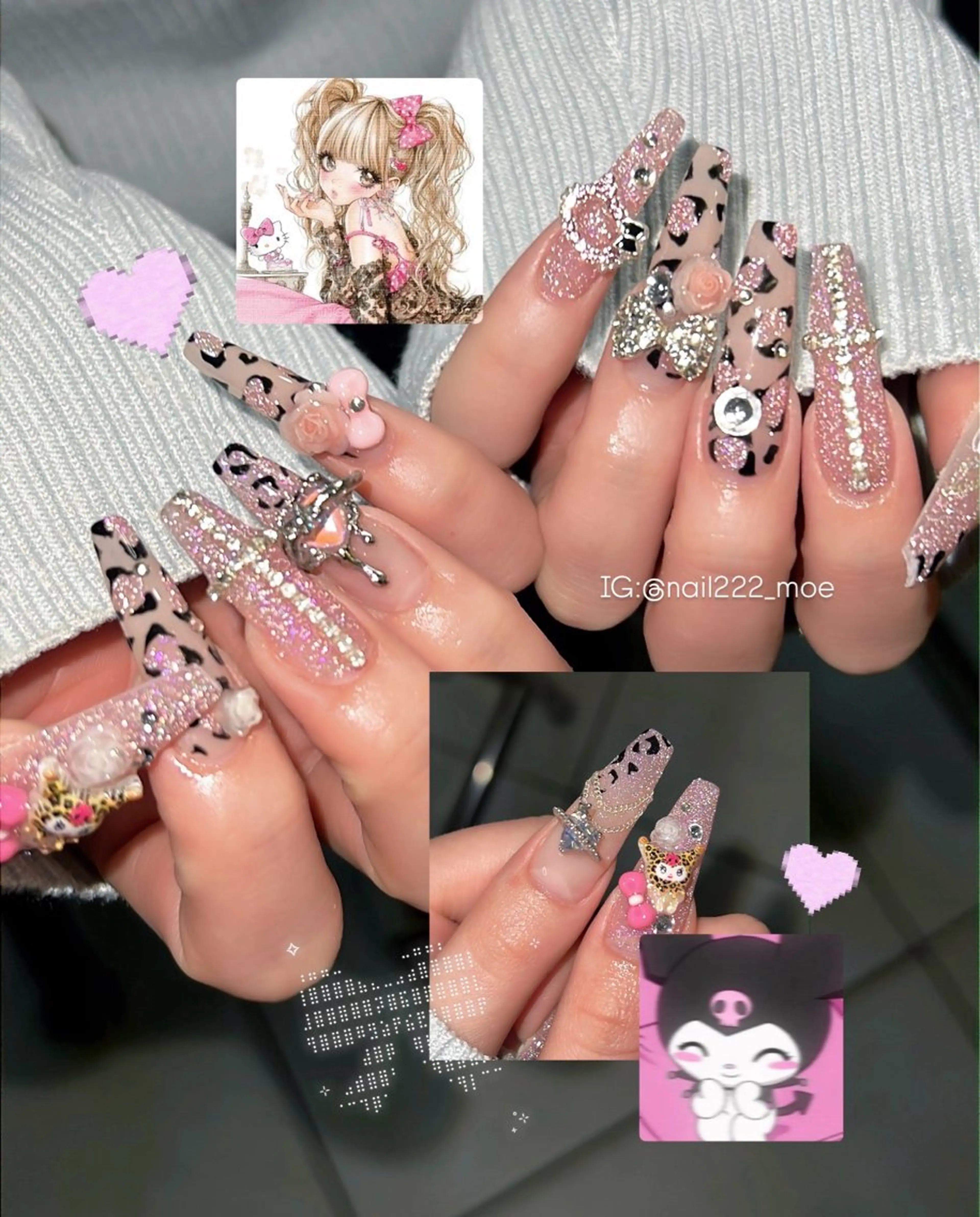 ネイル ハンドネイル ⟡.*222⋰˚☆ MöEのネイルデザイン