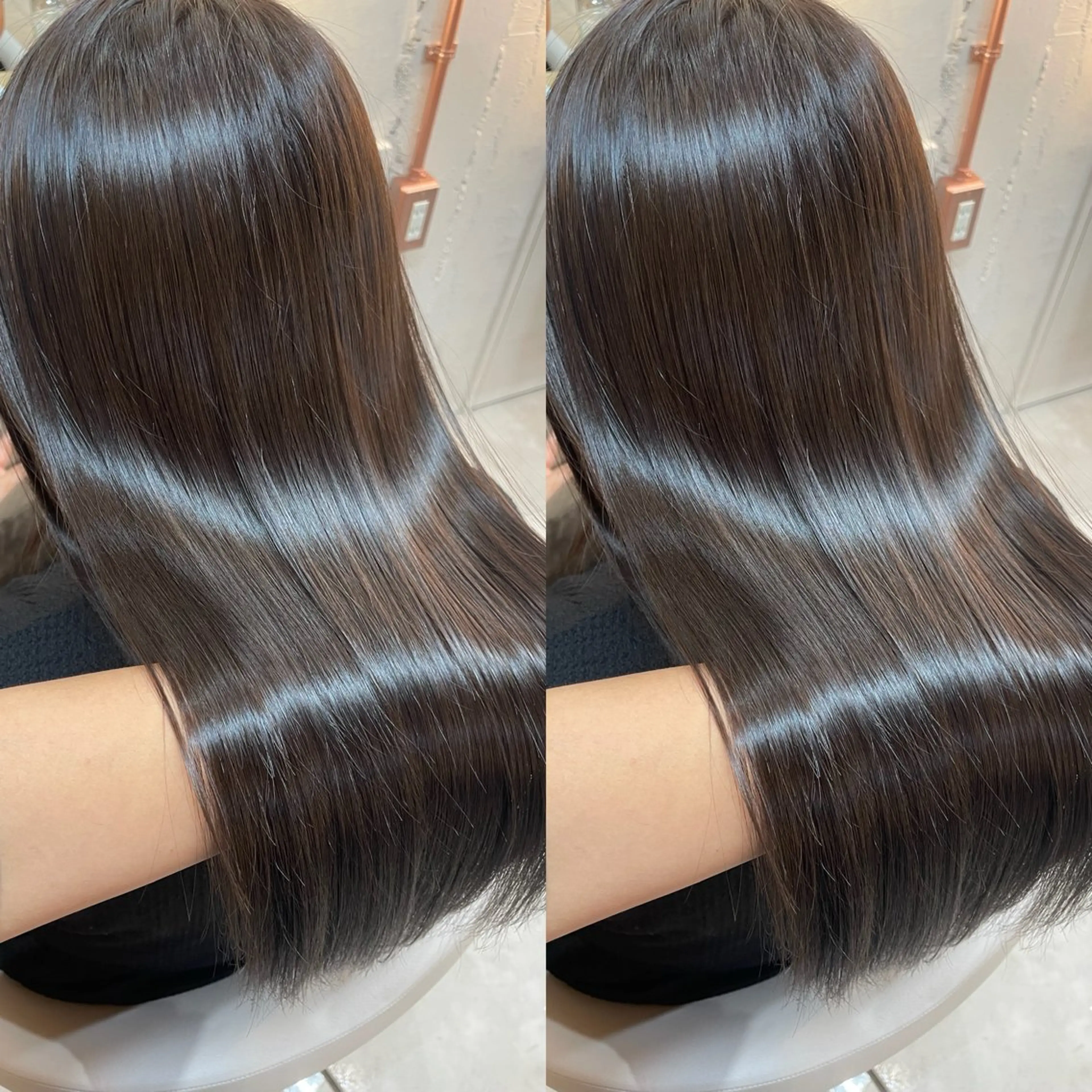 ロング カラー ヘアカラー トリートメント ヘアセット ブリーチ無しダブル カラー🦕まどかのヘアスタイル