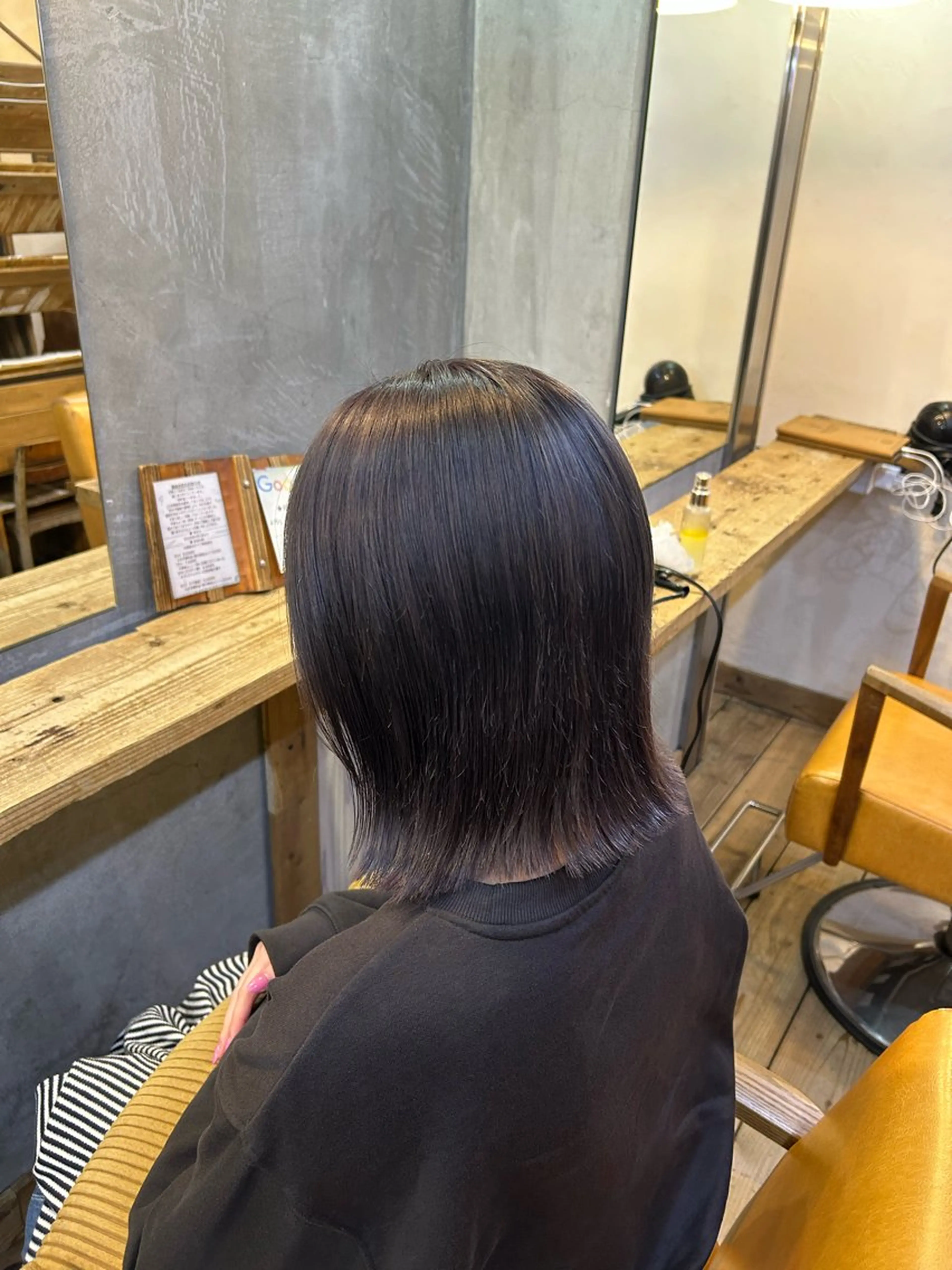 ミディアム カラー hairlabo haru🌿ナナハのヘアスタイル