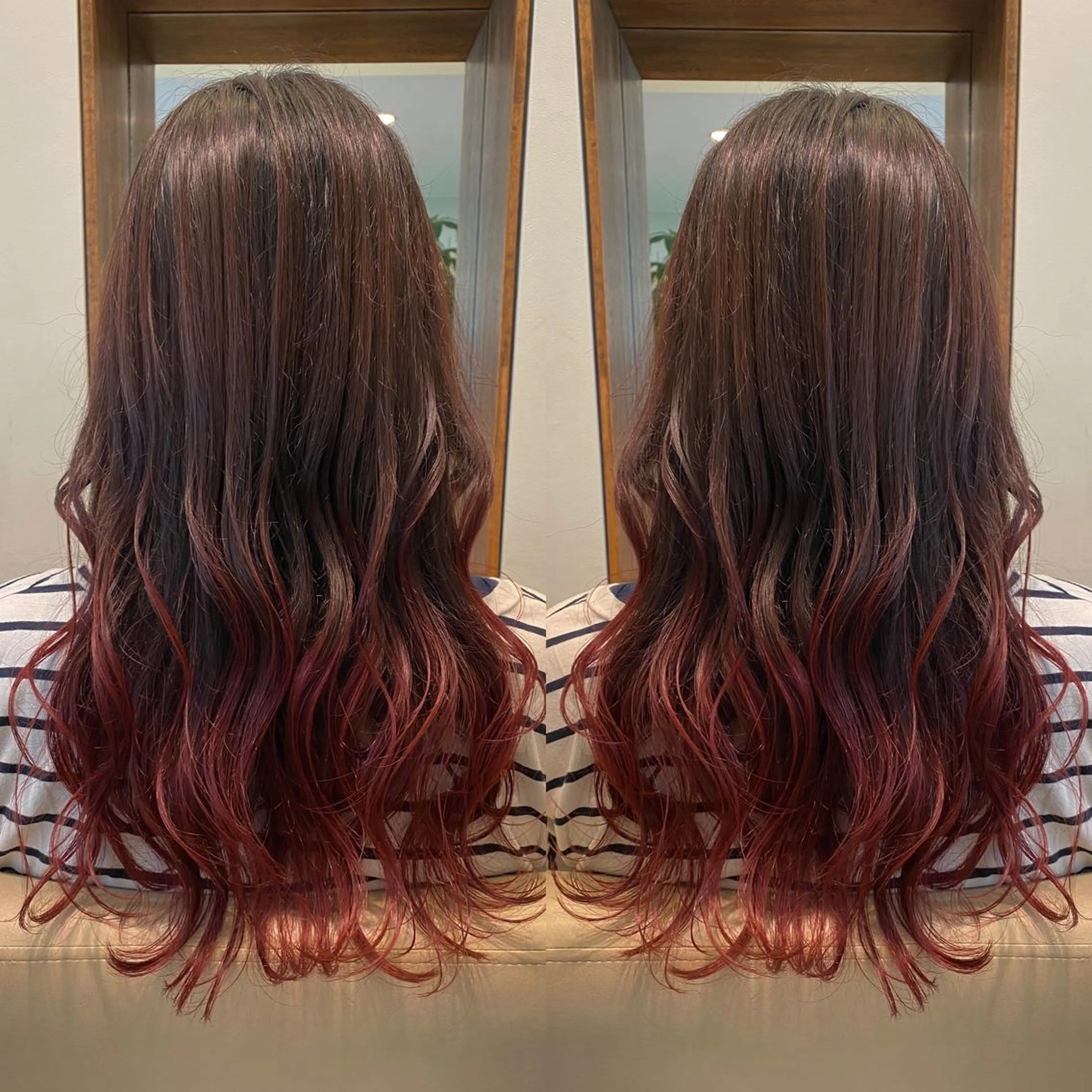 ロング 鈴木 奈波のヘアスタイル