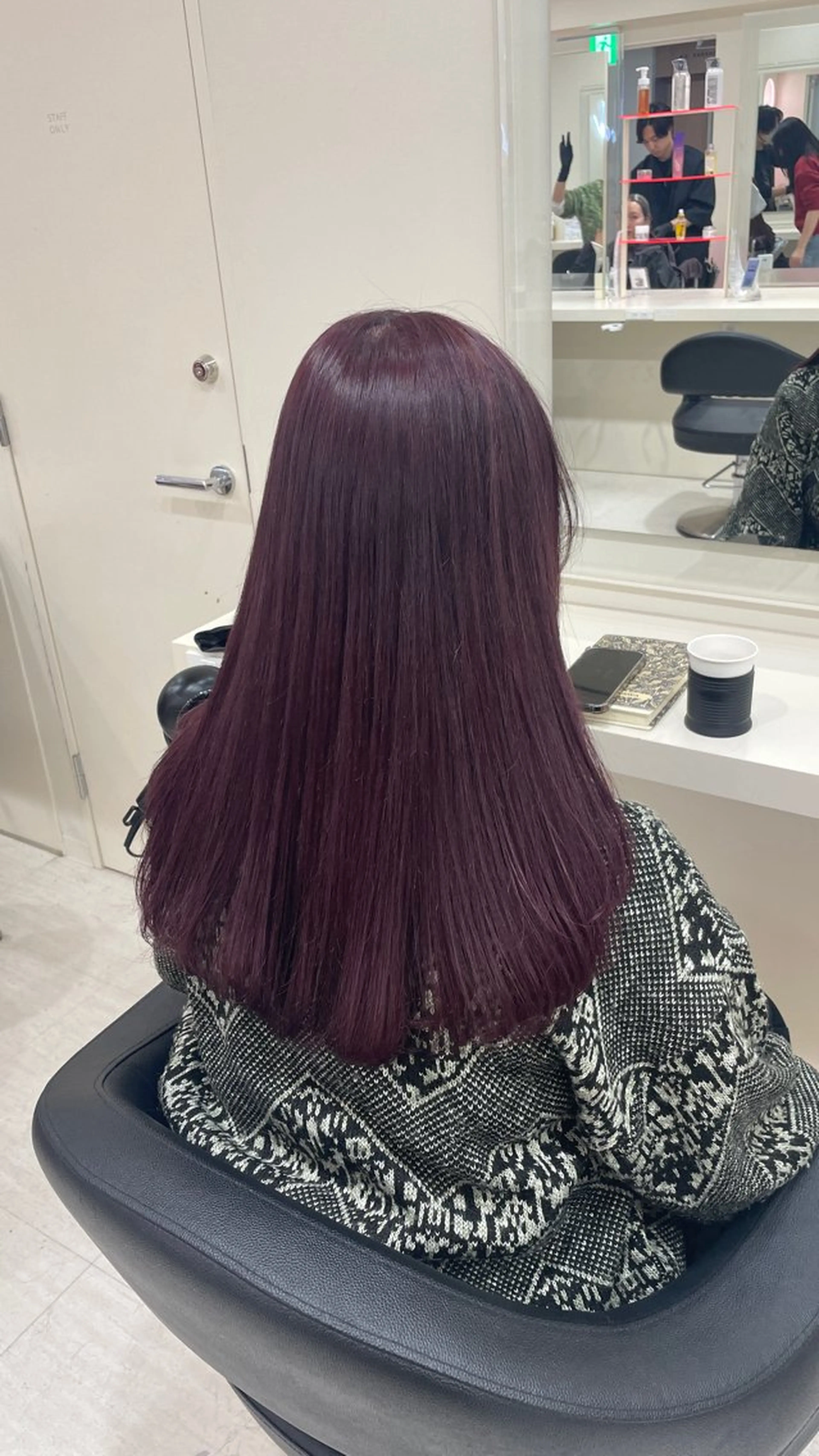 ロング ロング 💗暖色カラー💗 ツヤ髪💗Mayaのヘアスタイル