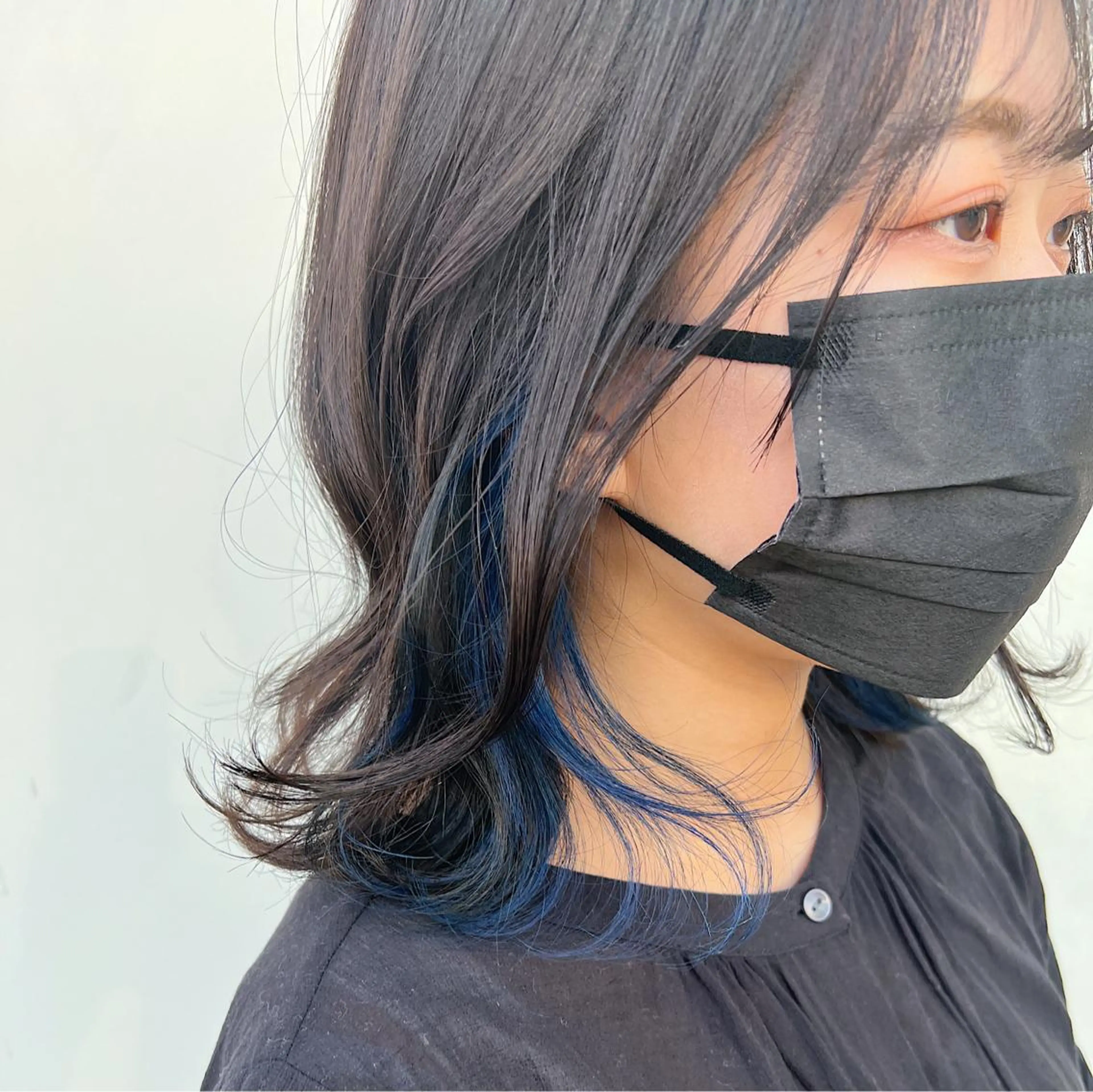 ミディアム 髪質改善 トリートメント ヘアカラー ブリーチカラー/ 岩破瑞希のヘアスタイル