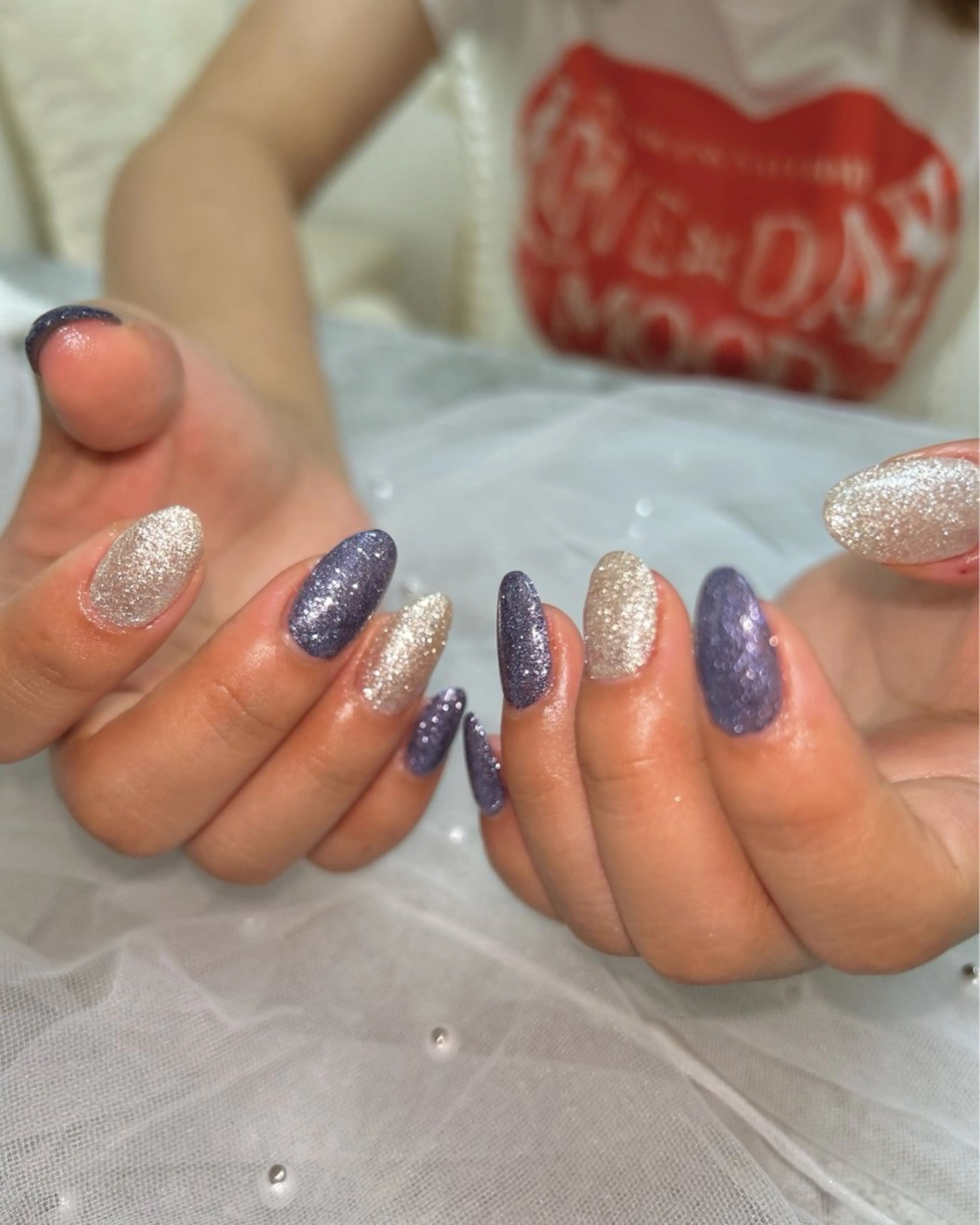 ネイル ワンカラーネイル ハンドネイル ten nail salon　かえでのネイルデザイン