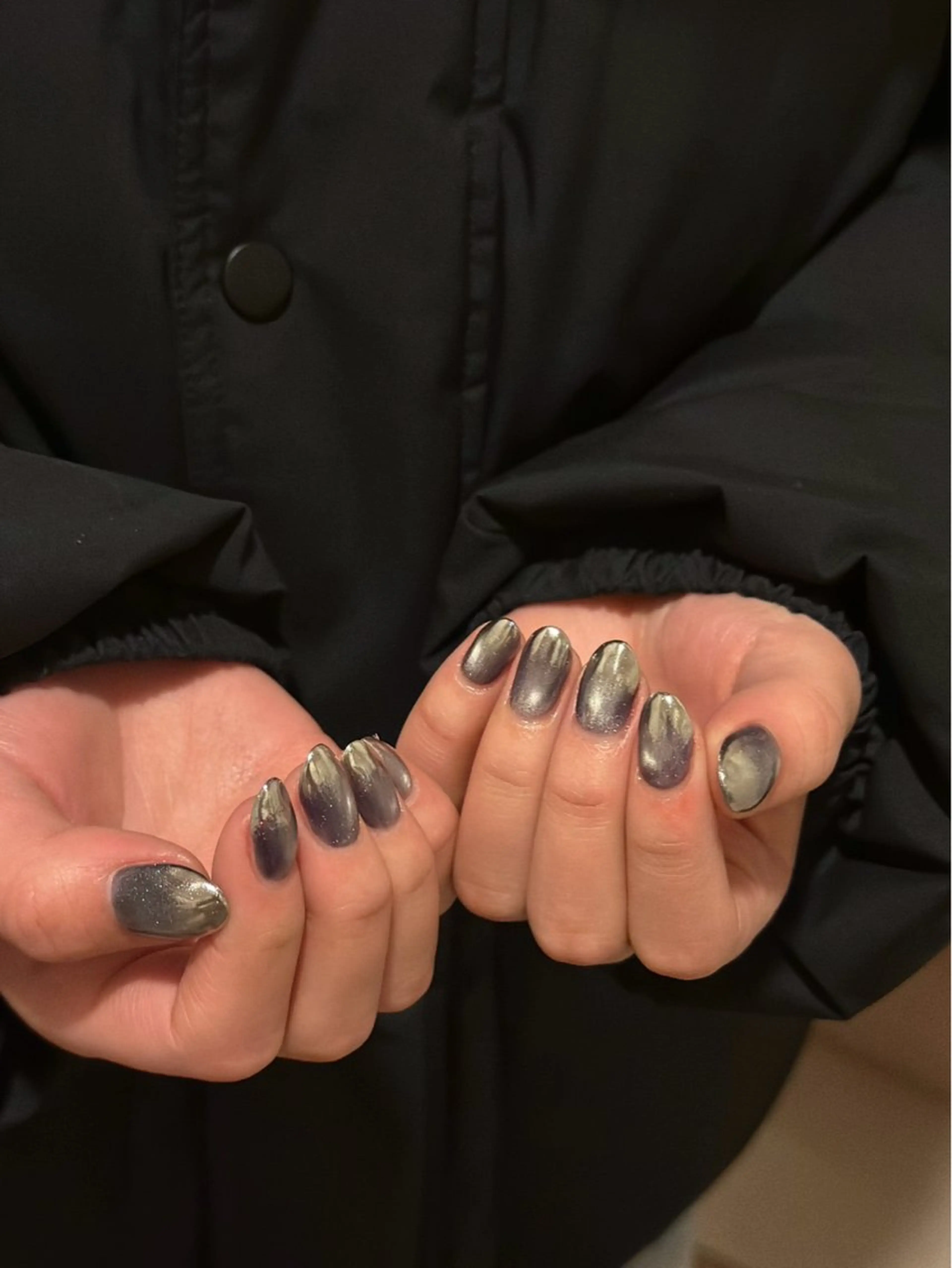 ネイル マグネットネイル ミラーネイル katou misatoのネイルデザイン