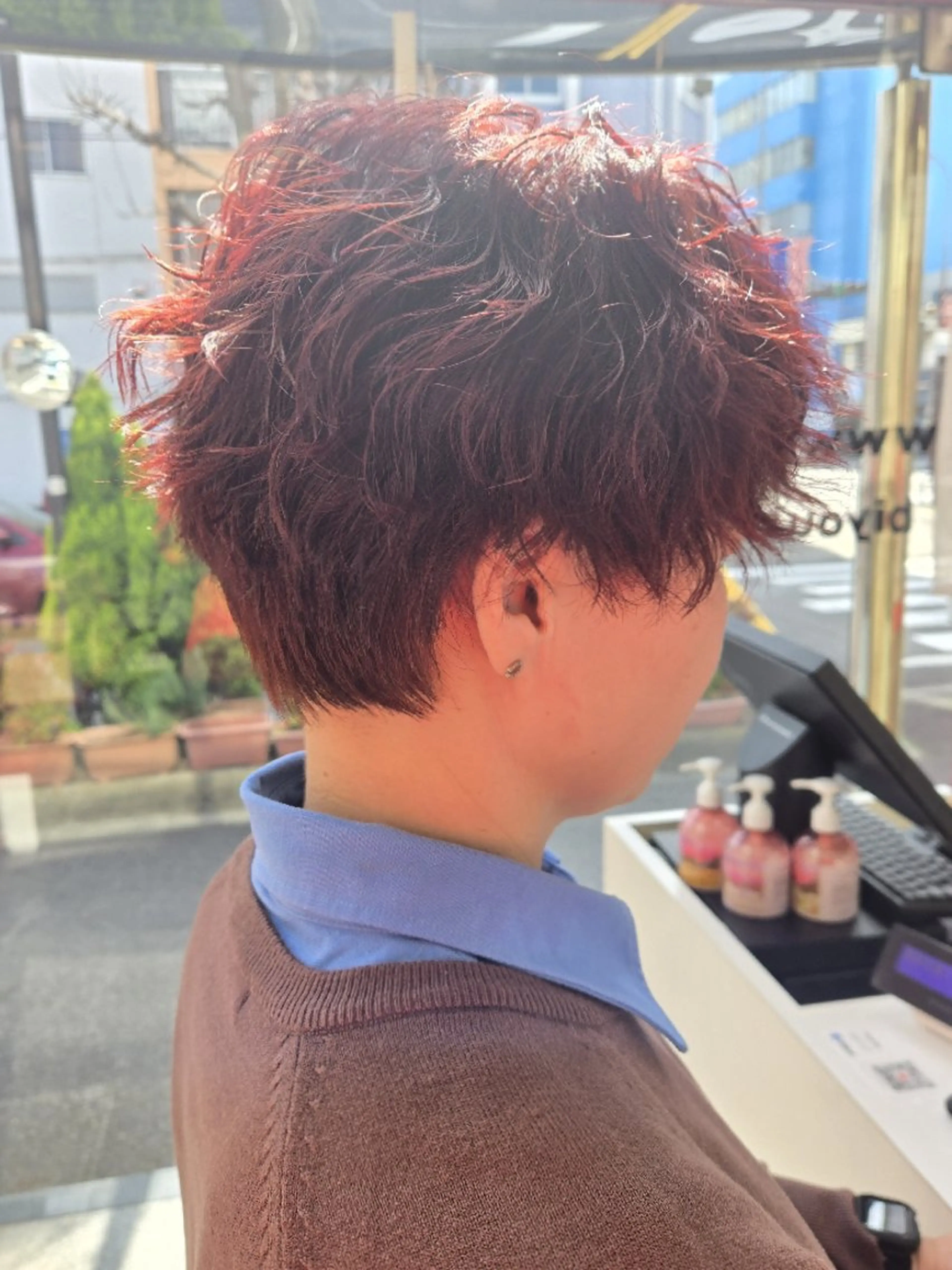 ショート カット パーマ 遠藤 史秋のヘアスタイル