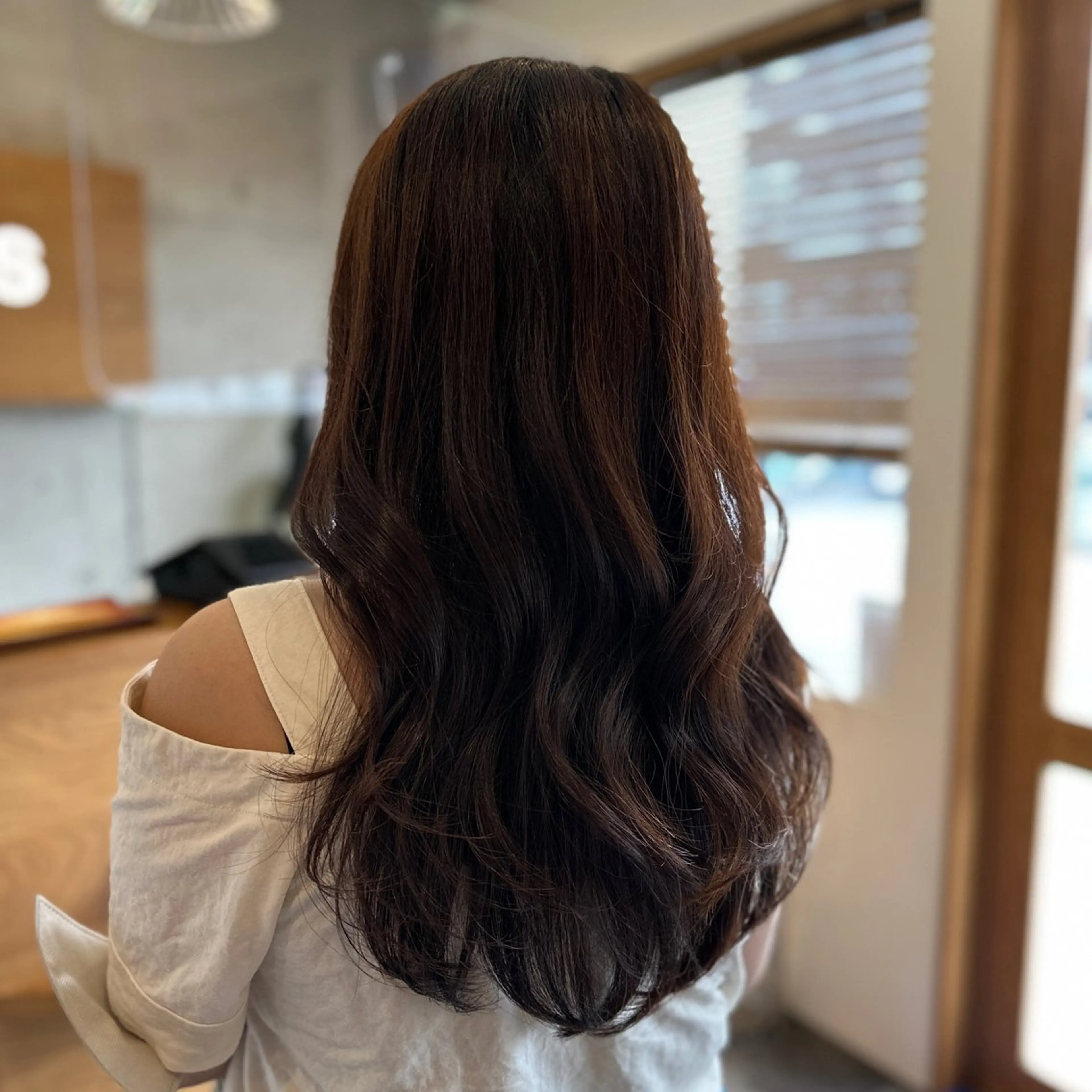 ロング カット ヘアカラー トリートメント 後藤 千絵のヘアスタイル