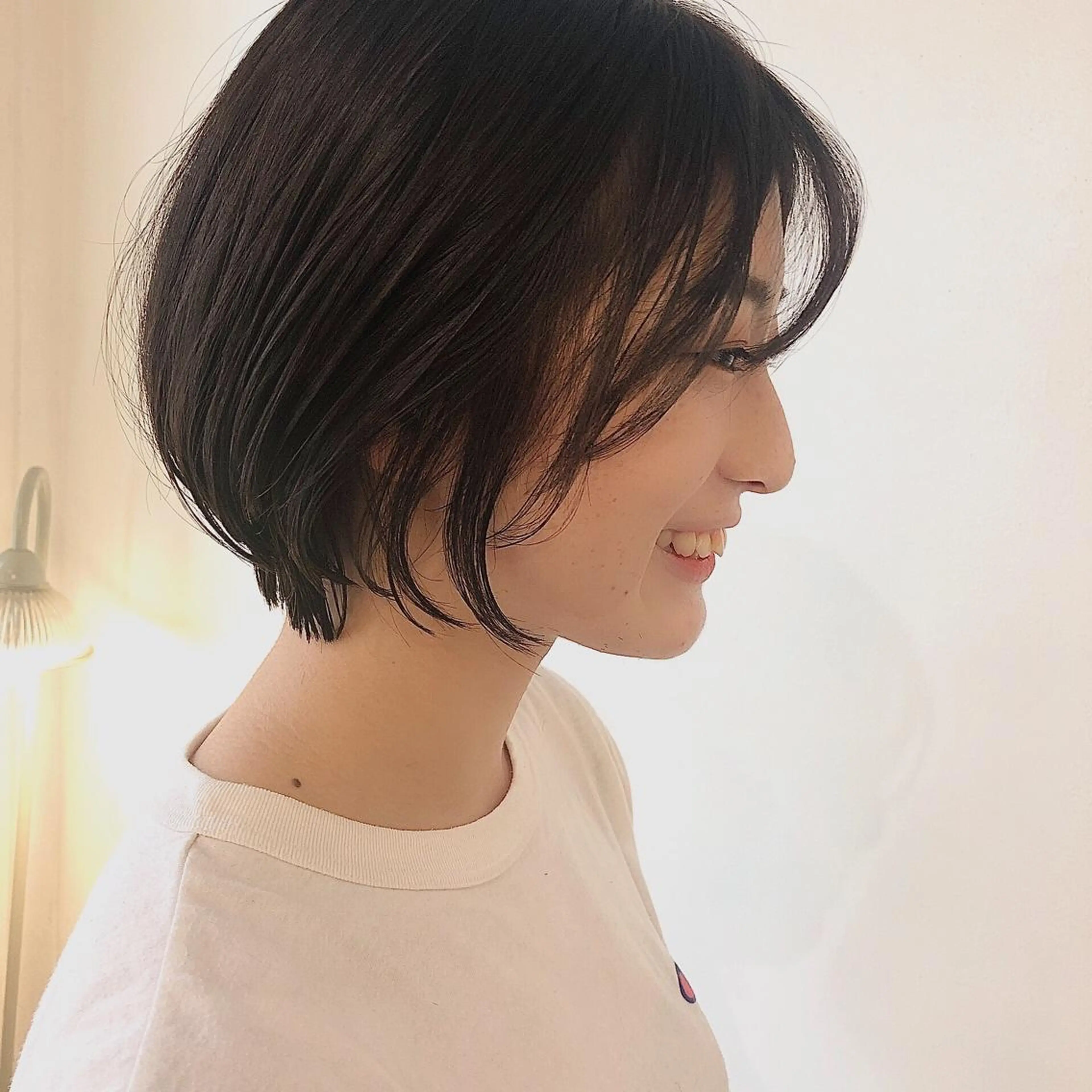 ショート レイヤーカット ショートヘア カット h a k u 大倉 卓人のヘアスタイル