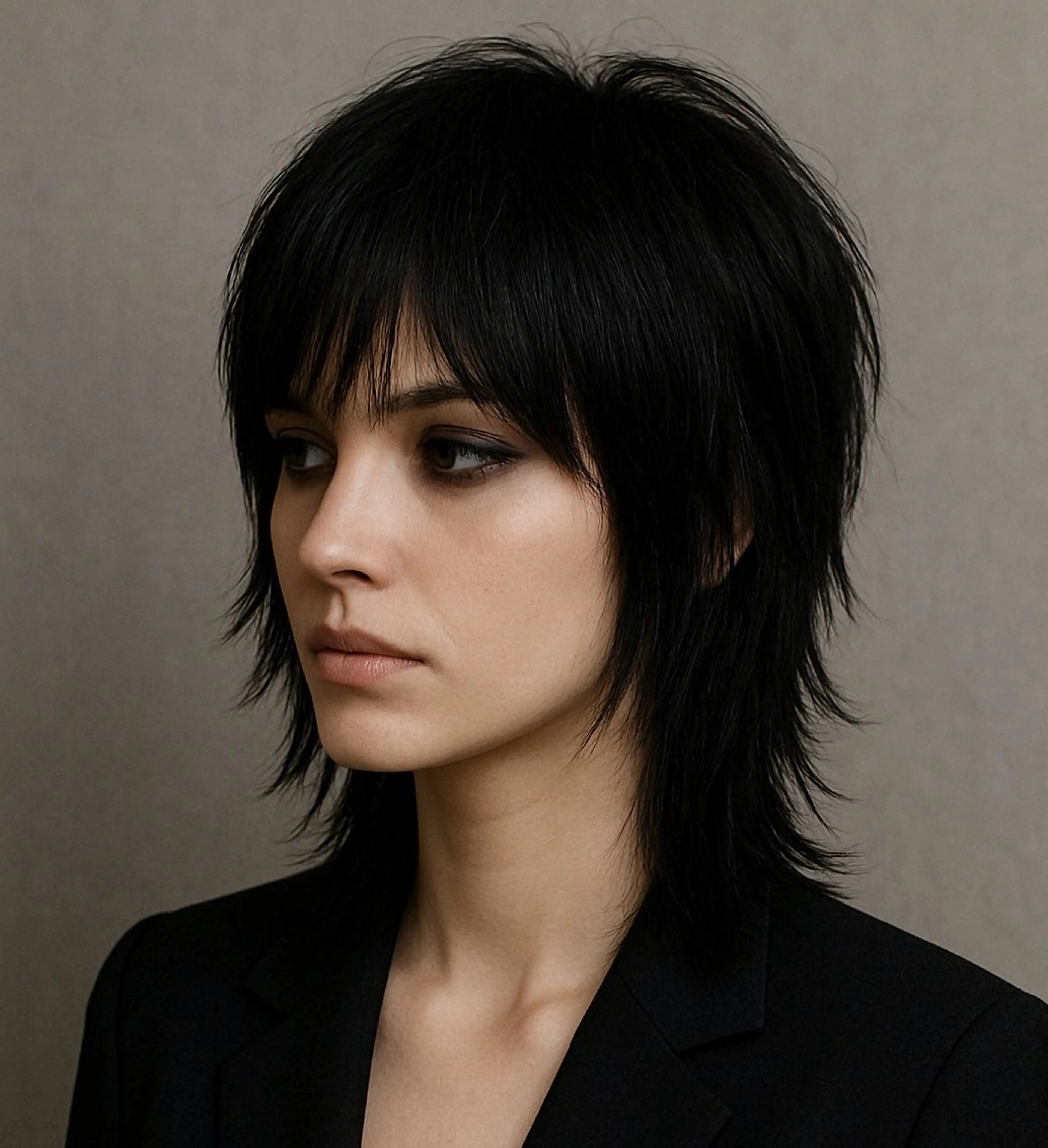 ミディアム カット/カラー/ パーマ新居見奈央のヘアスタイル