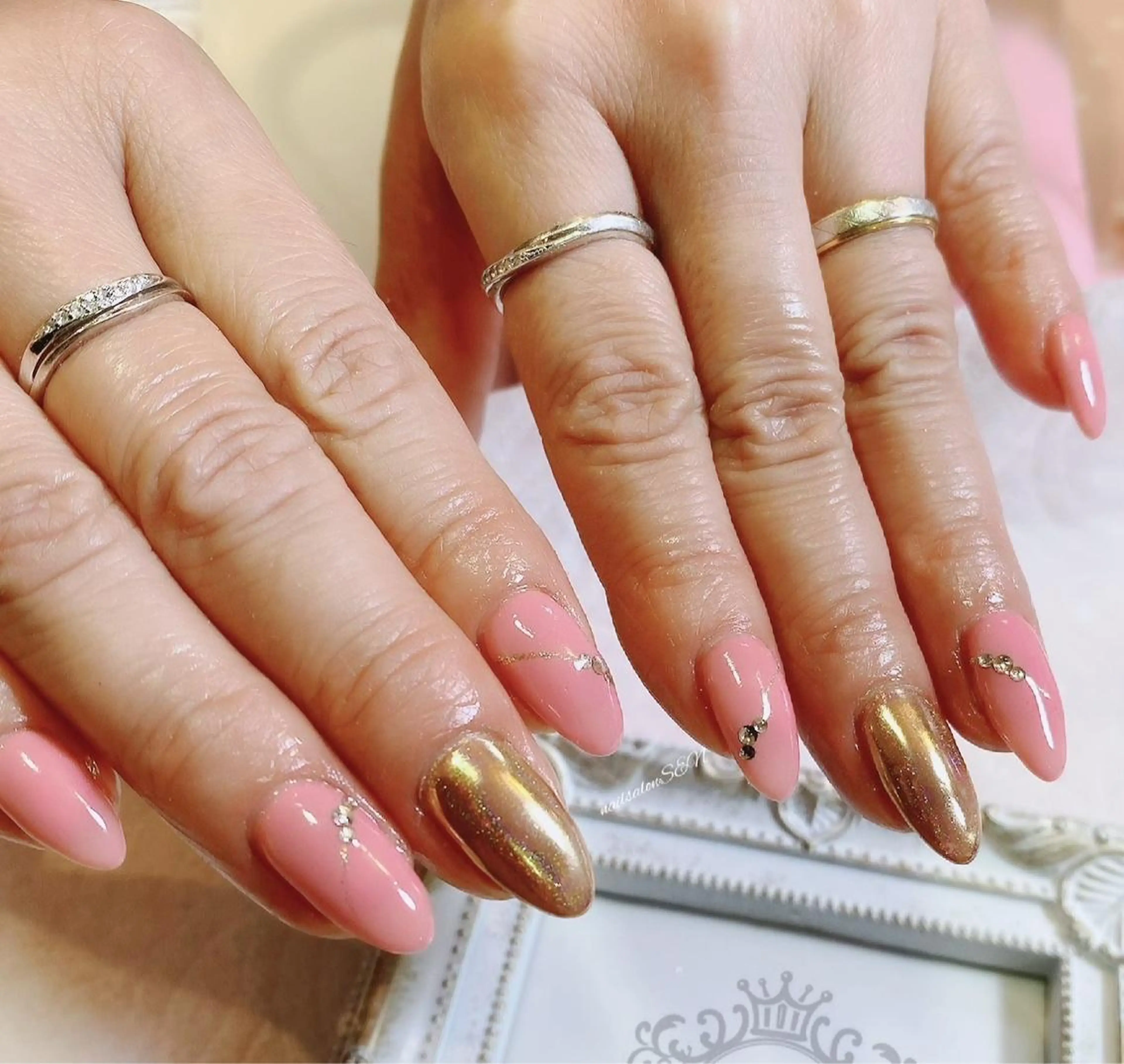 ネイル ミラーネイル nailsalonsen所属・nail salon SENのネイルデザイン