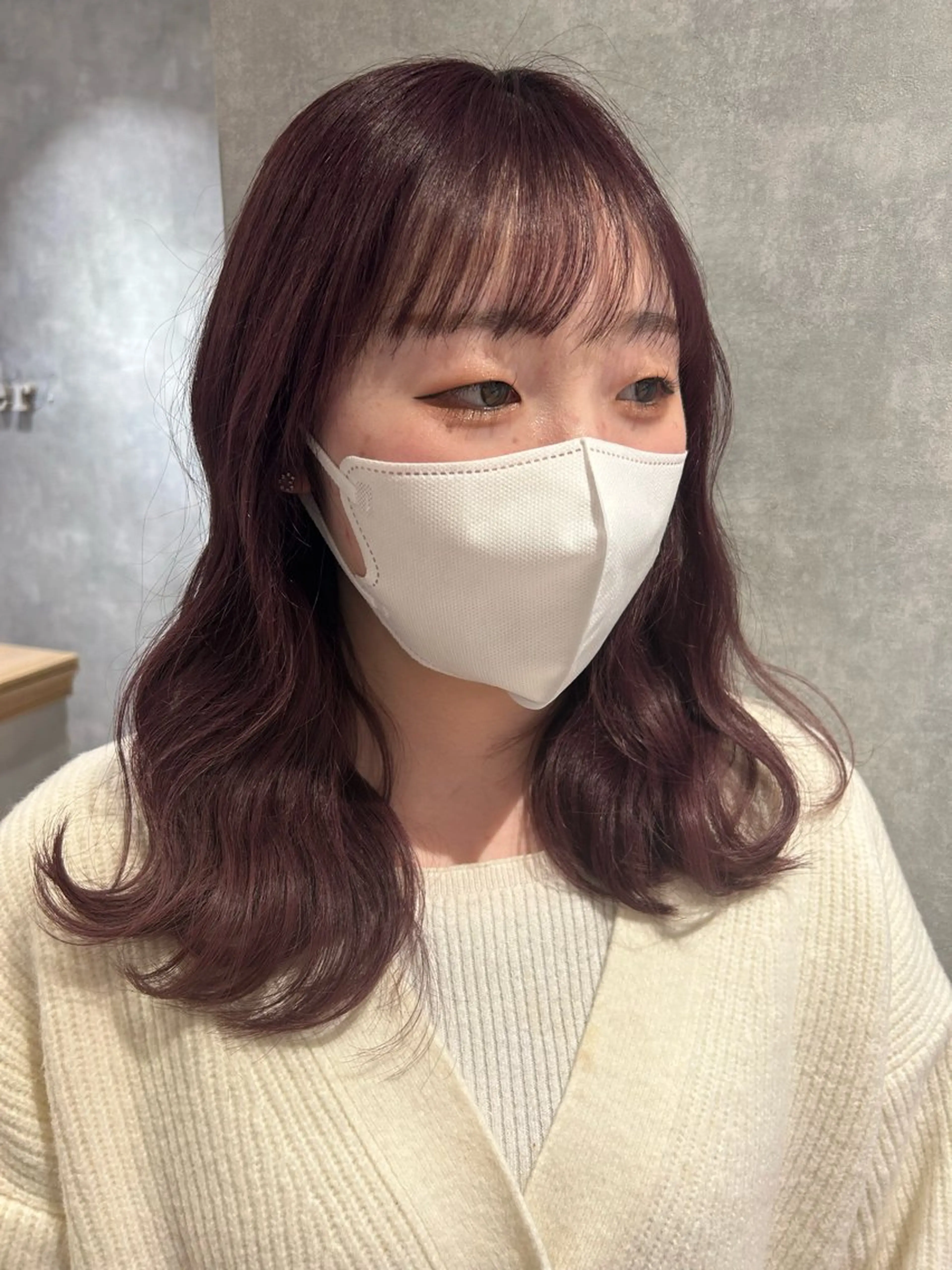 セミロング カラー La Bonheur hair Olivier北千住店【ラボヌールヘアーオリヴィエ】所属・RAN 🎀のヘアスタイル