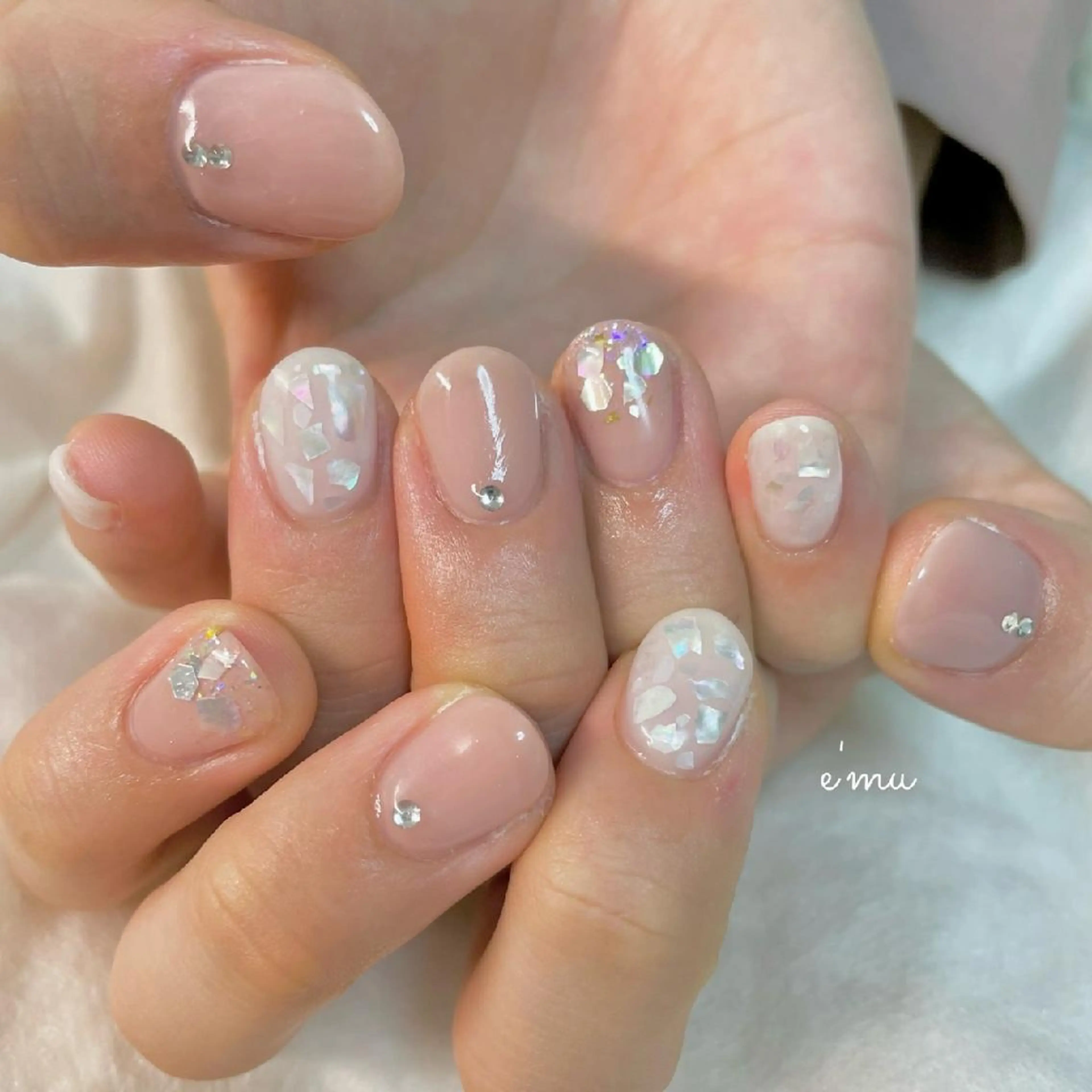 ネイル シンプルネイル ハンドネイル nail salon e'mu💐のネイルデザイン
