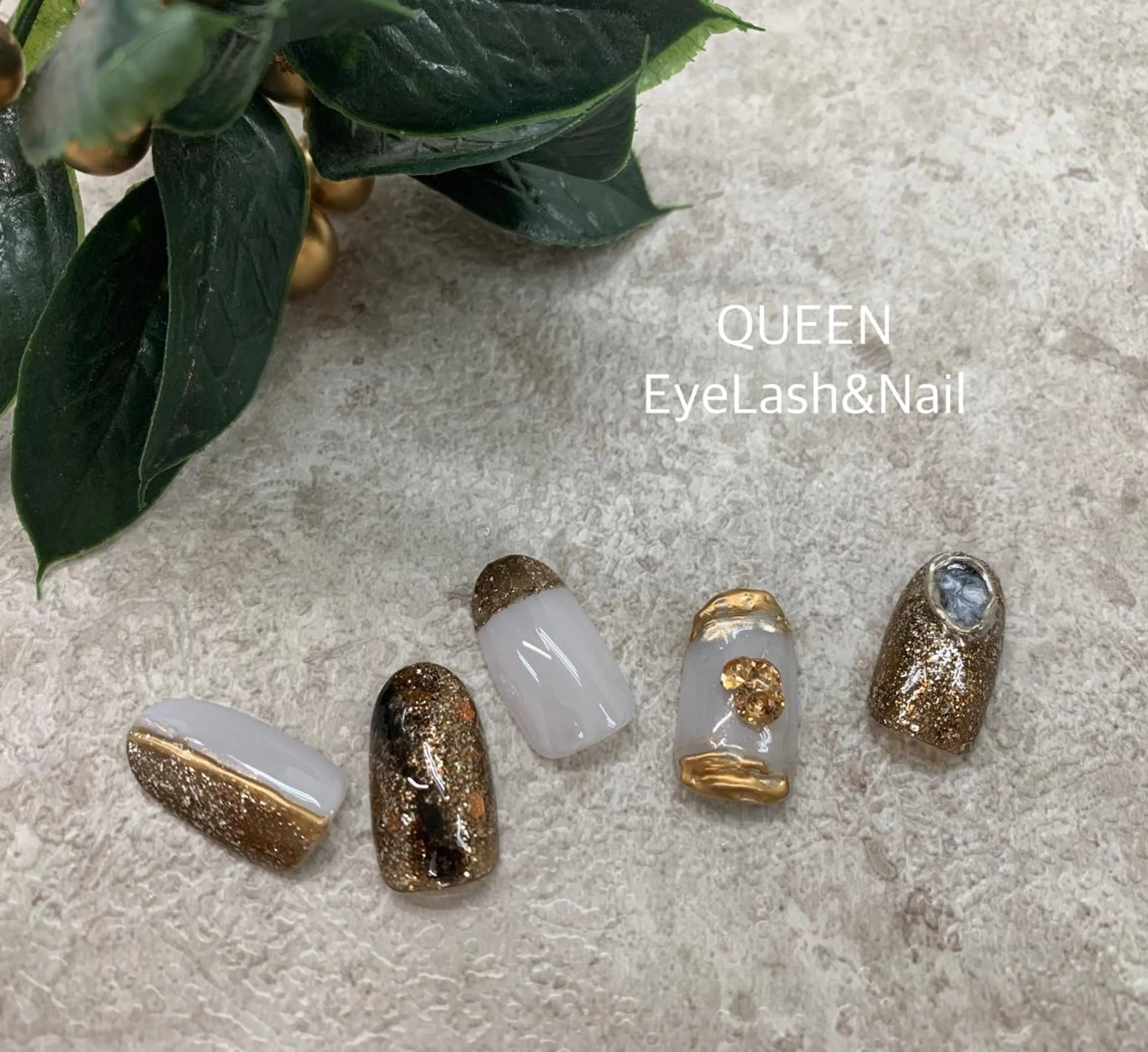 ミディアム カラー ネイル Bloom Nail 桜井のネイルデザイン