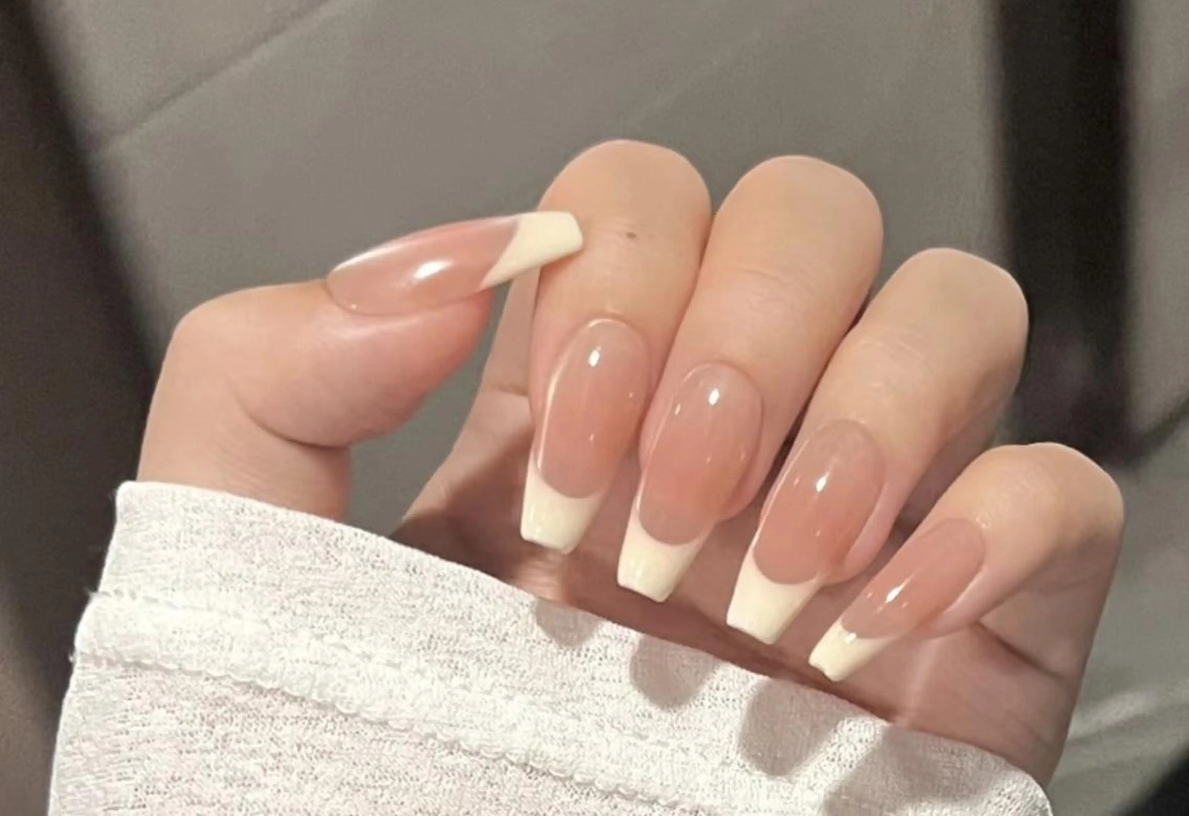 チップ長さ出しフレンチ(練習口コミ不可)の写真