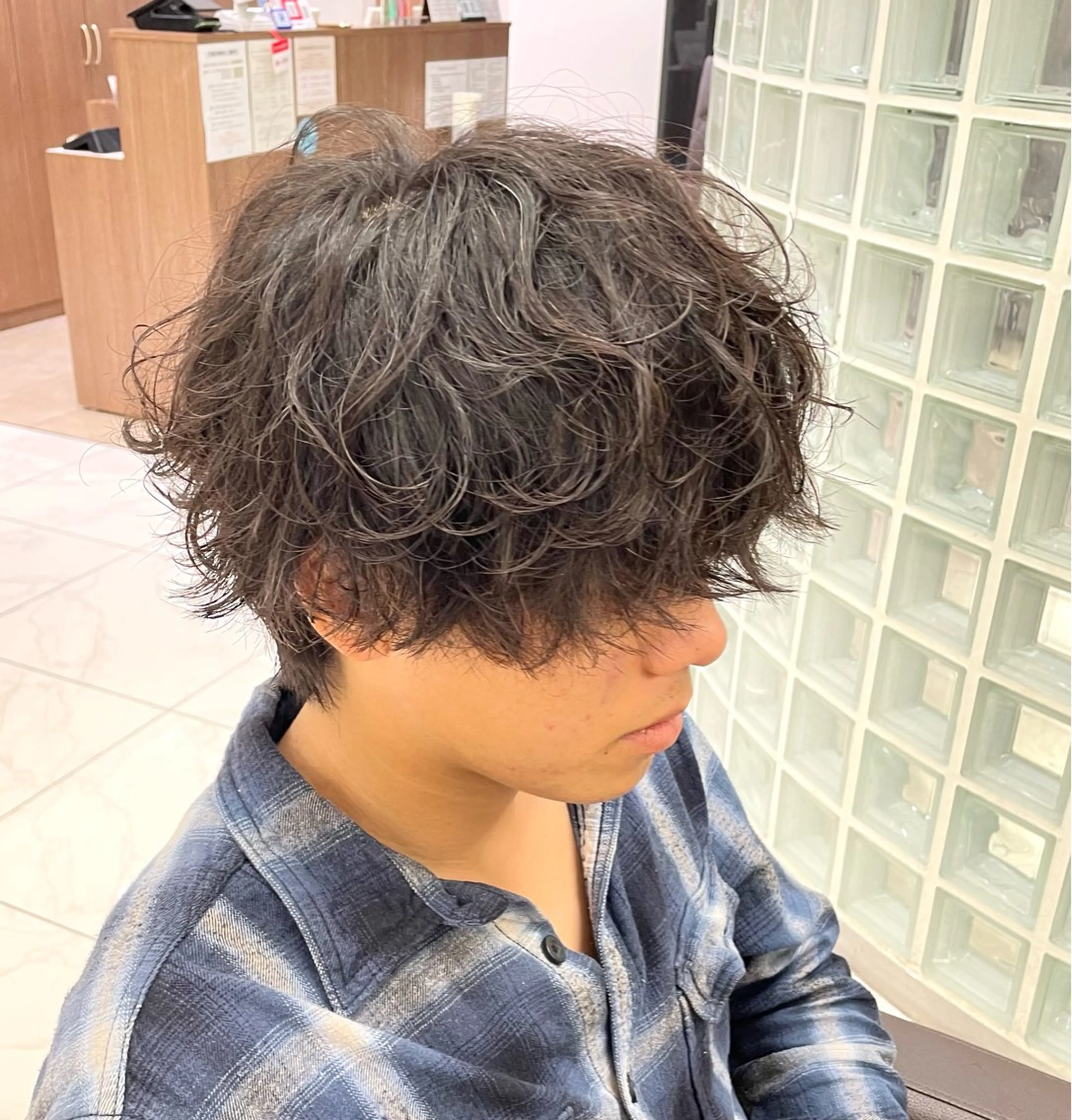 ショート パーマ メンズ 【メンズ特化】 池田大成✂︎のヘアスタイル