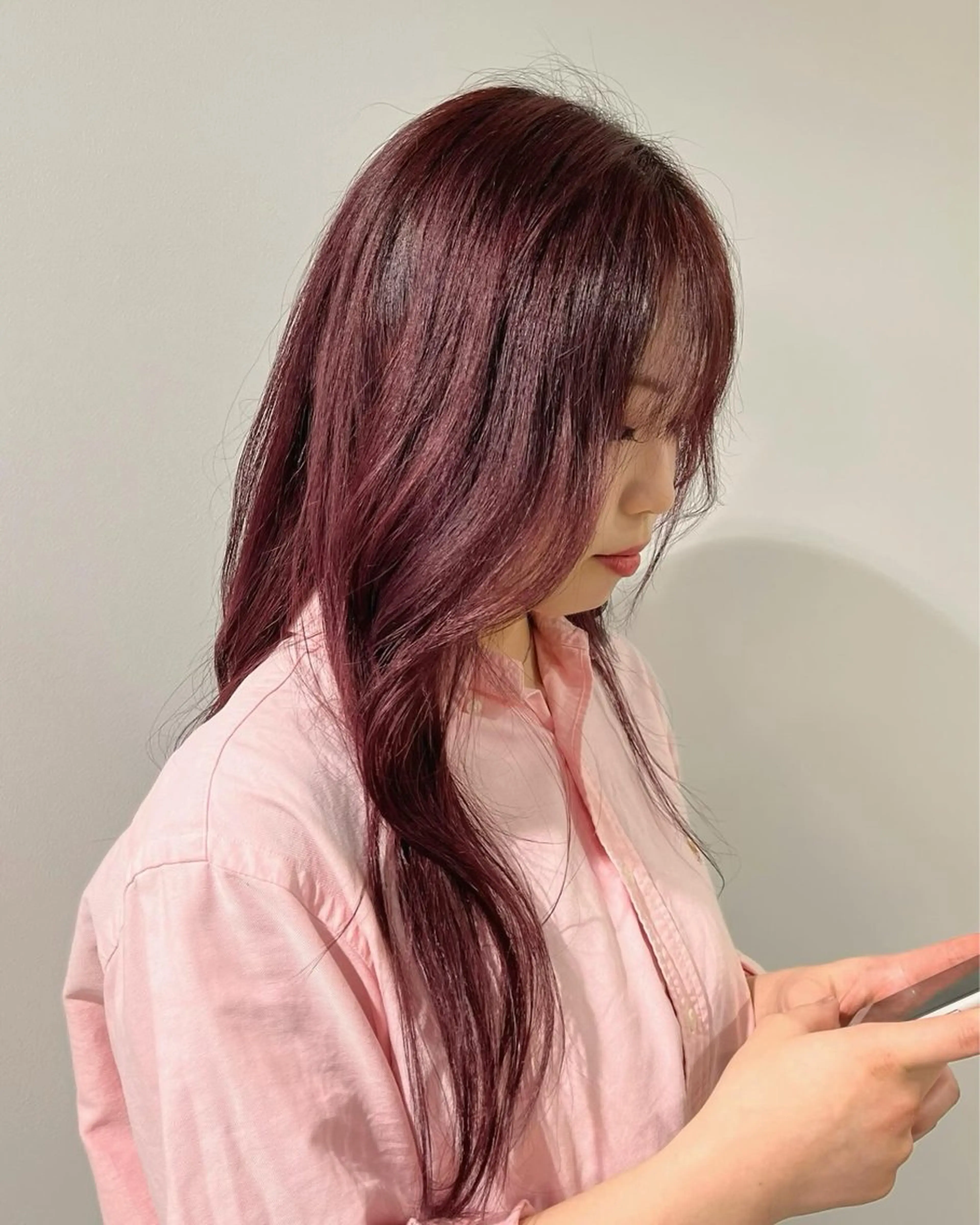 ロング カラー 縮毛矯正/ハイトーン /パーマ/前原汐🎐のヘアスタイル