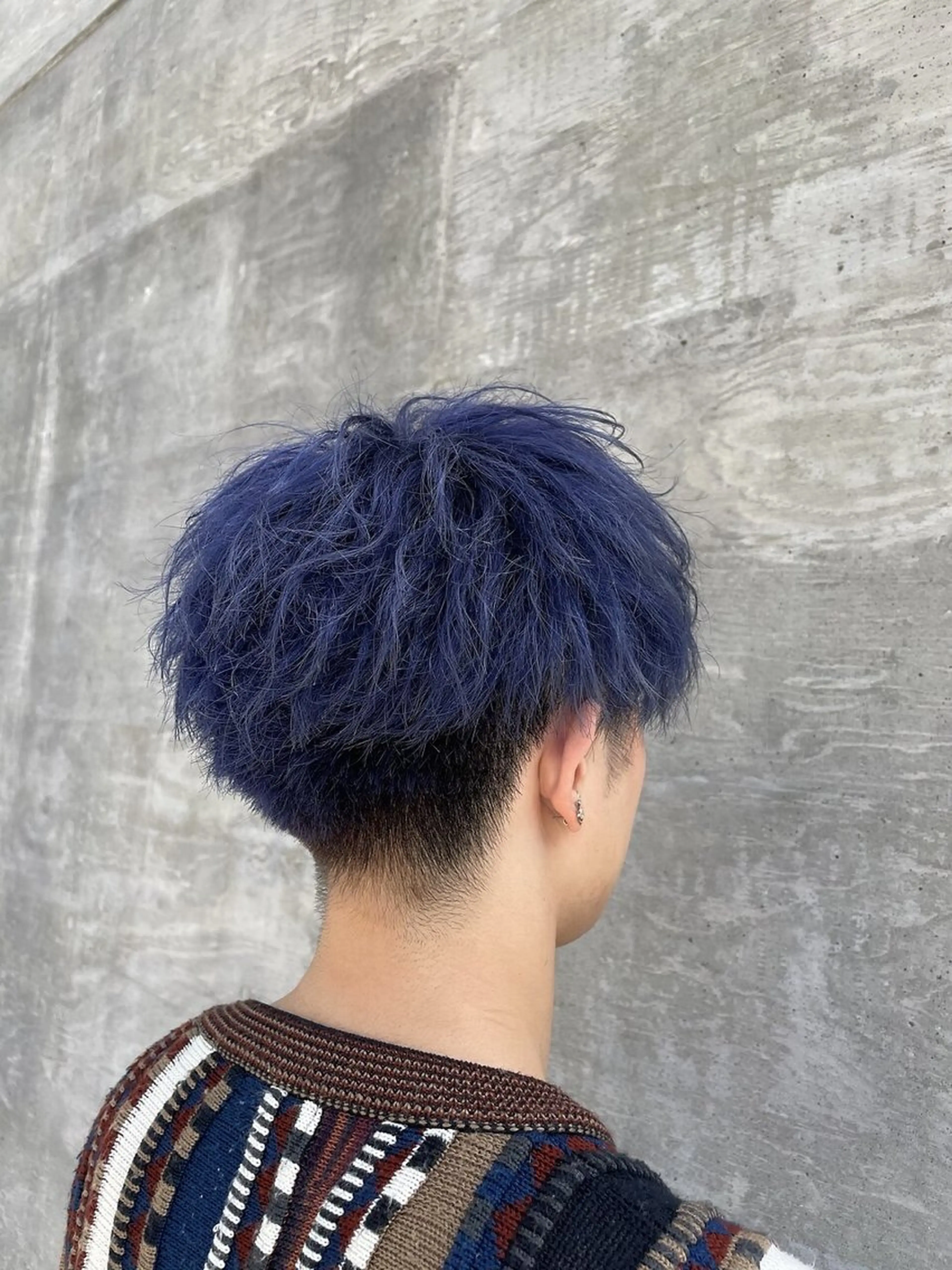 ショート カラー メンズ ゲーマー美容師 KENTOのヘアスタイル