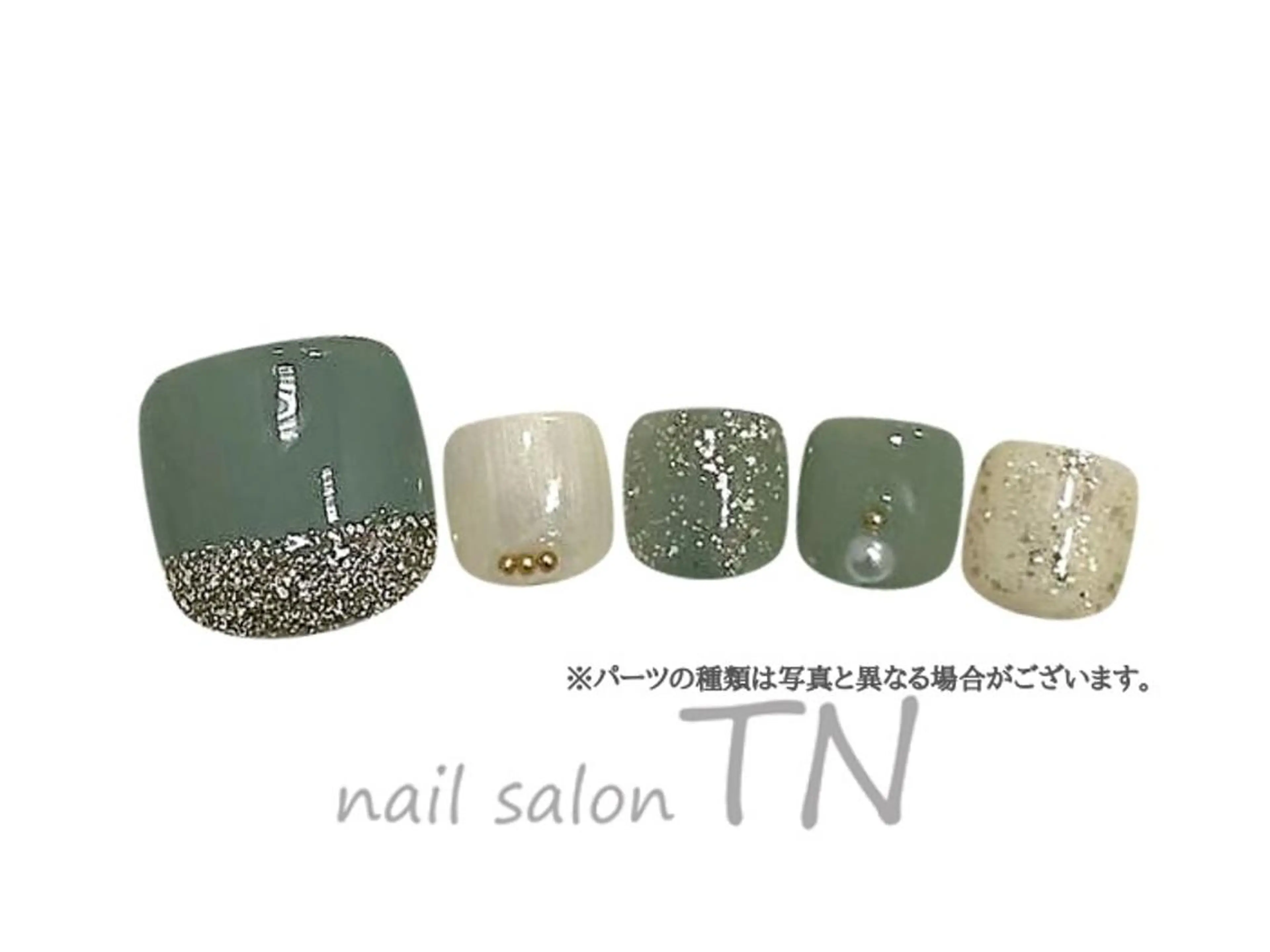 ネイル フットネイル 中島 実穂のネイルデザイン