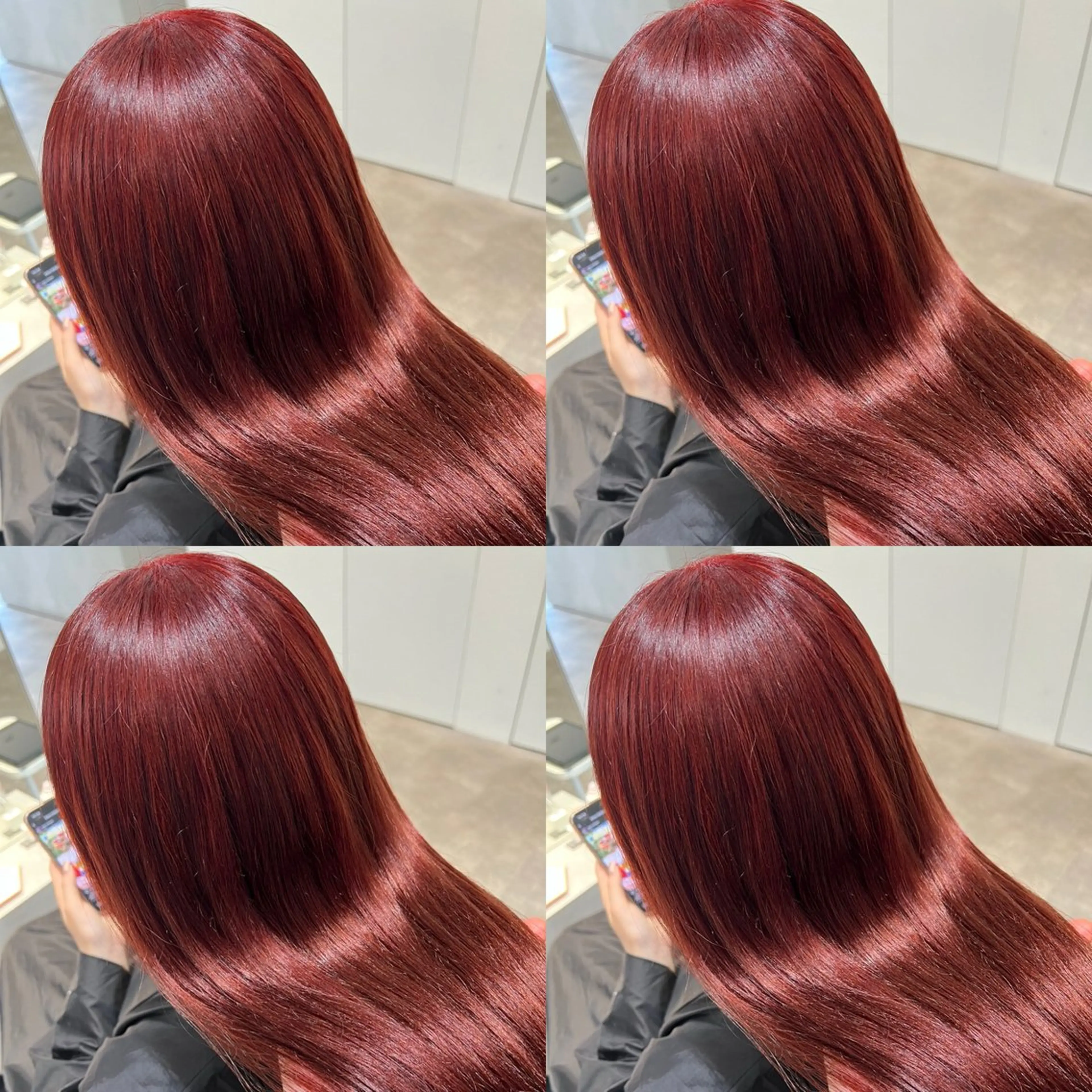 ミディアム カラー レッドカラー トリートメント 💎透明感カラー特化 💎TAISEIのヘアスタイル