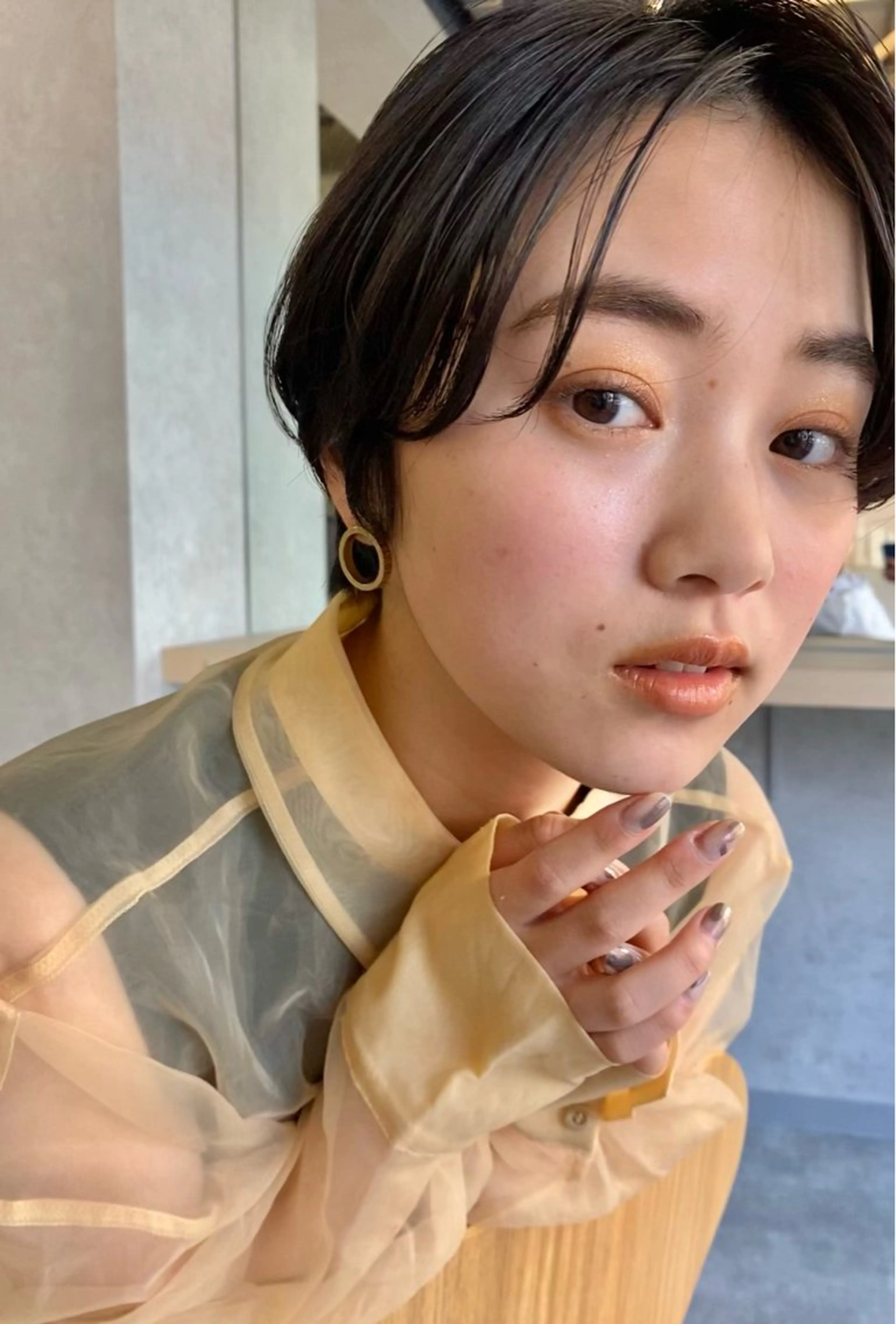 ショート カット ✳︎透明感カラー✳︎ ボブ✳︎nanaのヘアスタイル