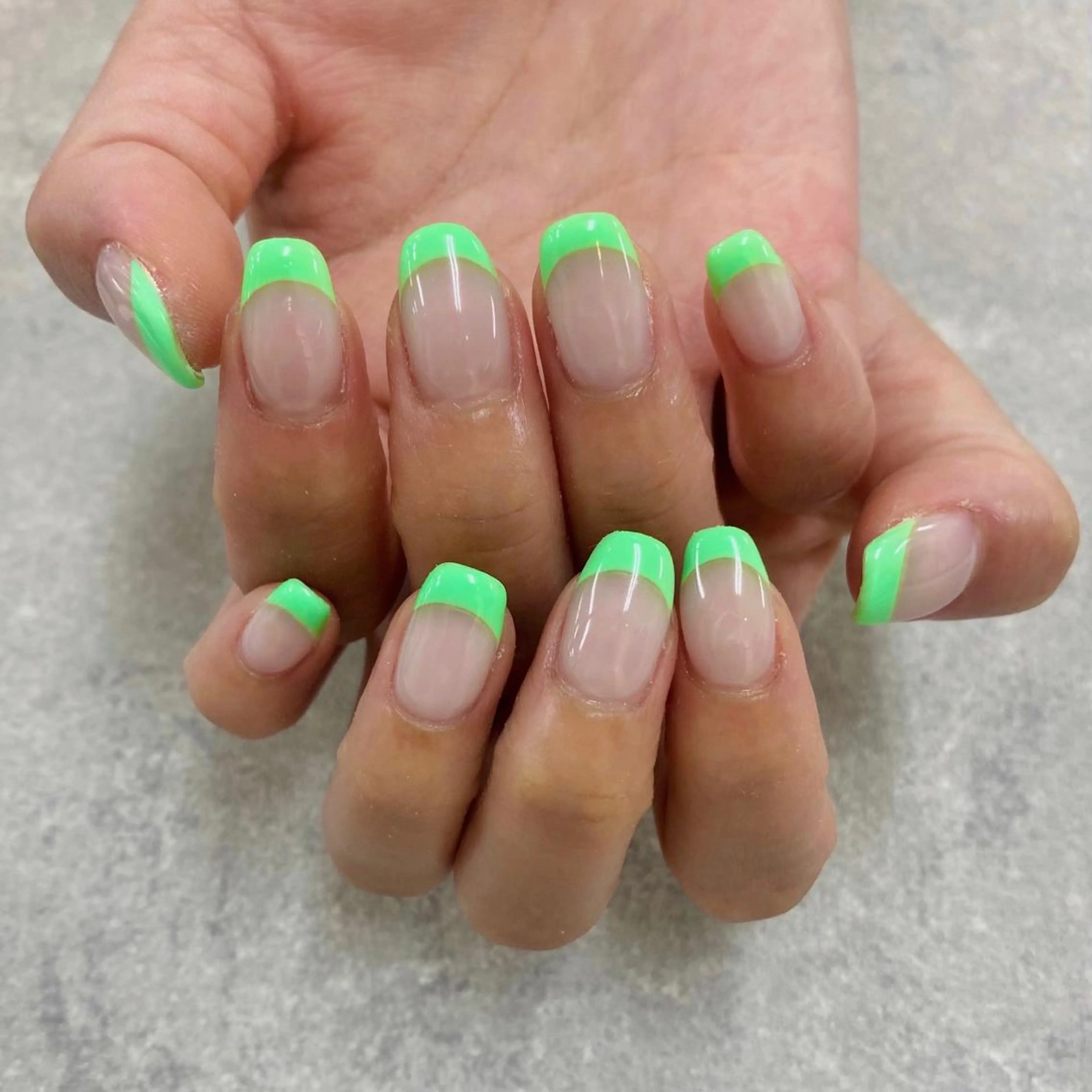 ネイル フレンチネイル ハンドネイル NUMAZAWA KASUMIのネイルデザイン