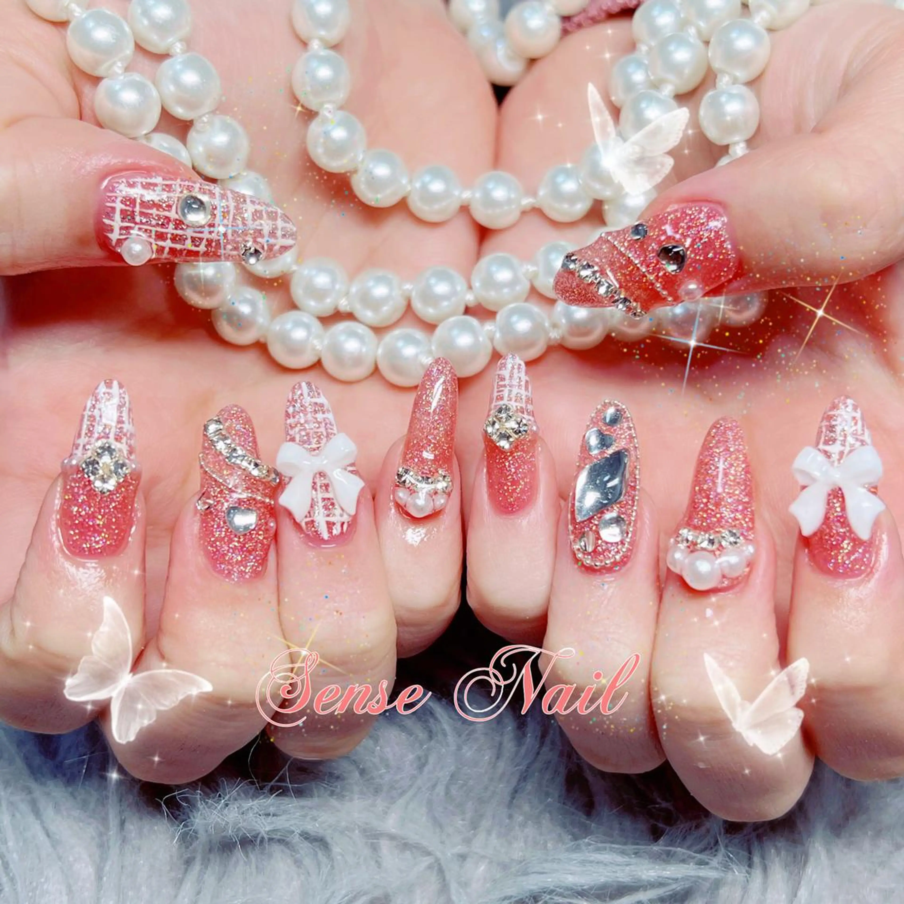 ネイル ハンドネイル Bunny 🐰のネイルデザイン