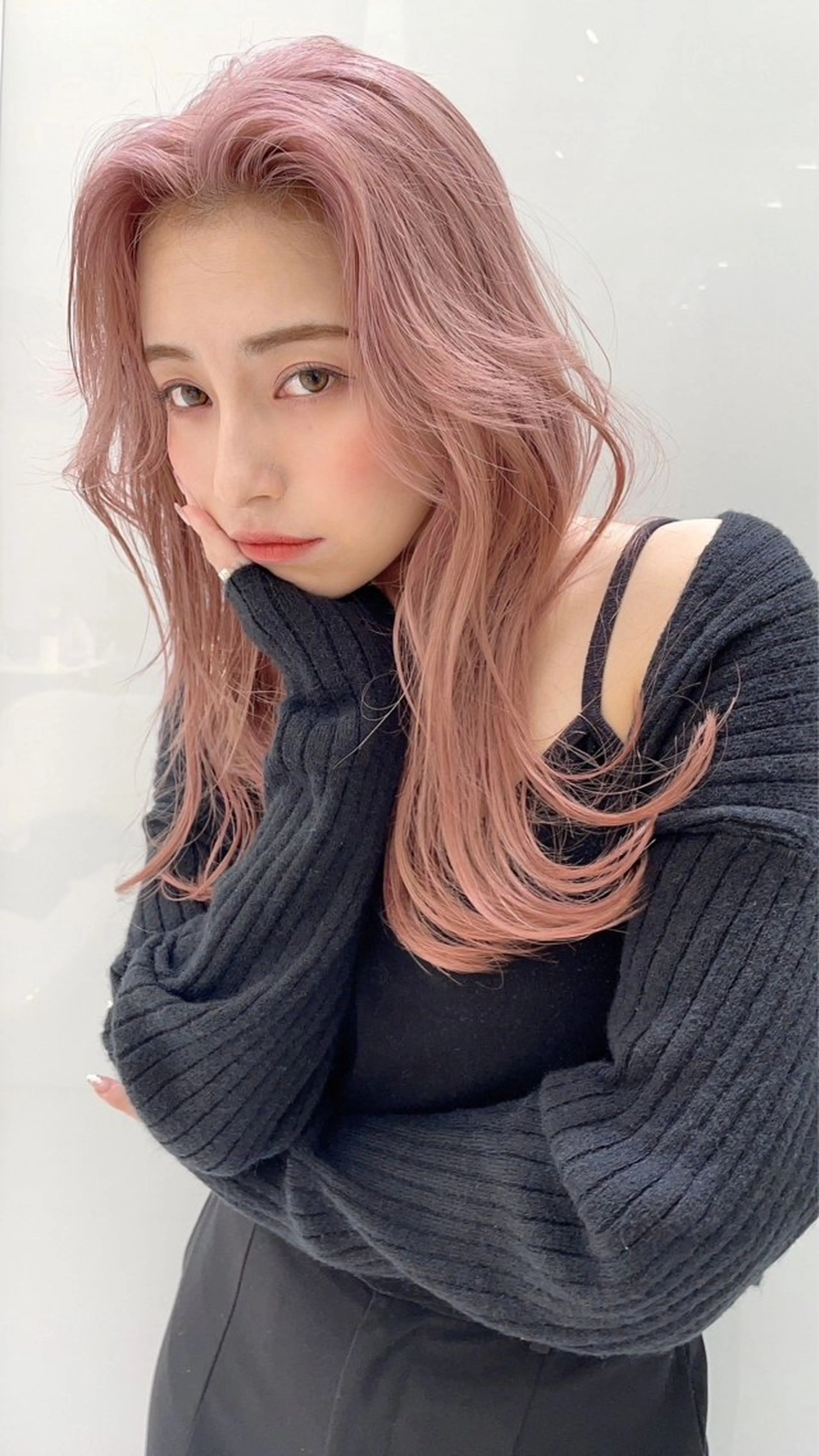 セミロング カラー ヘアカラー トリートメント Kazusa/艶髪 /ハイトーン🌈のヘアスタイル