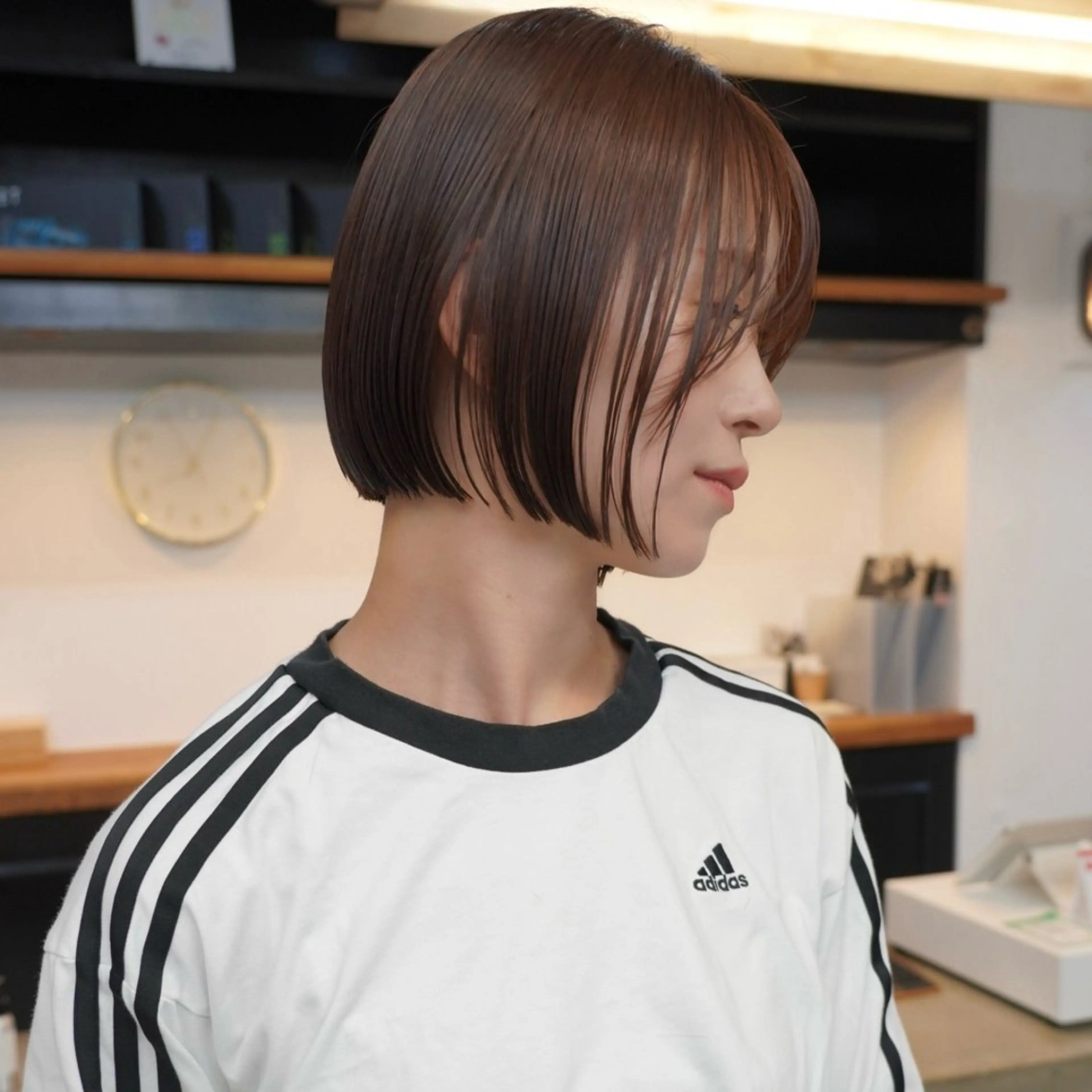 ショート カット トリートメント i.+FERiCIA.所属・ボブ／アンニュイ 🌷しだひめな🌷のヘアスタイル