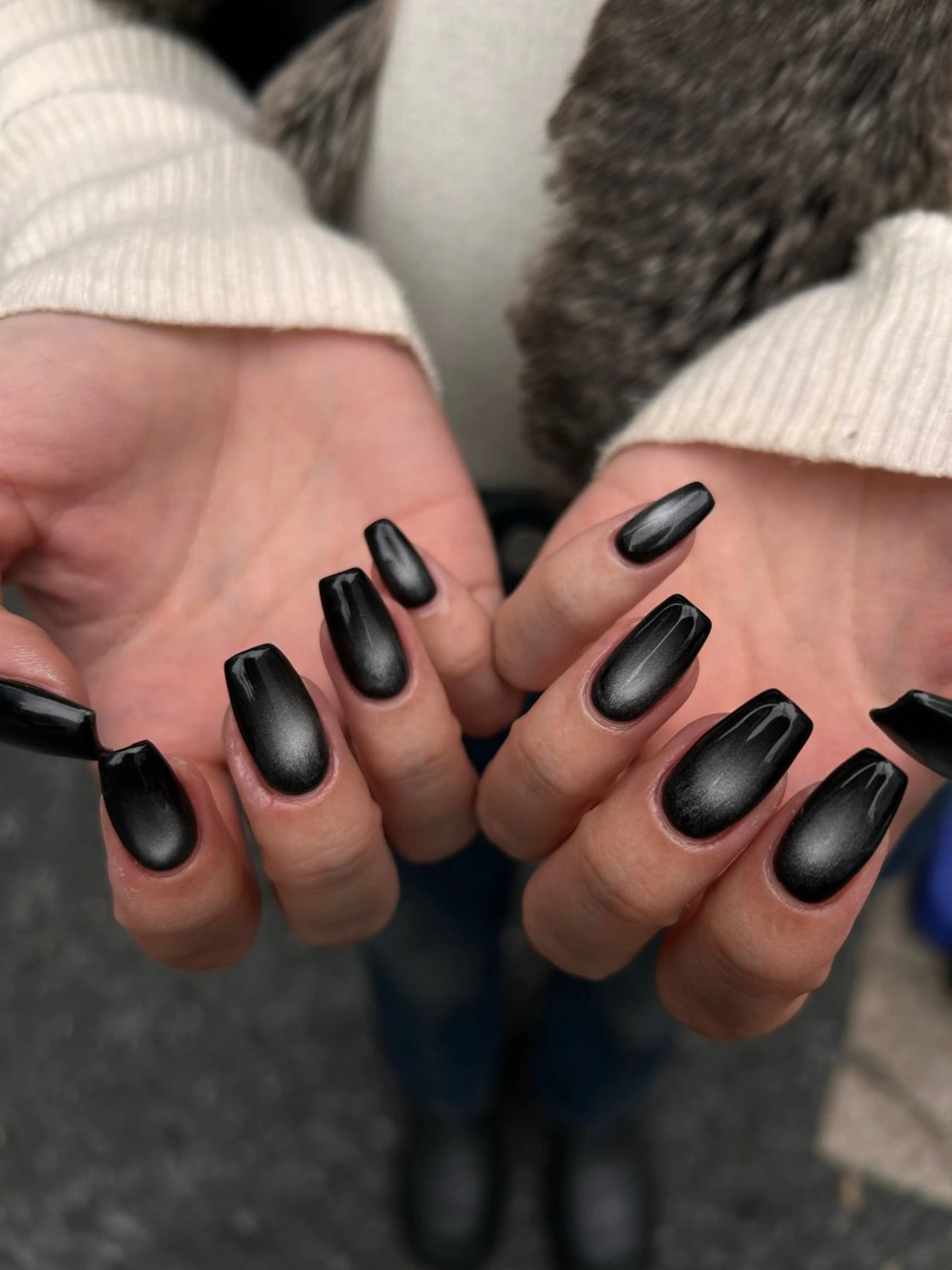 ネイル マグネットネイル シンプルネイル ハンドネイル hair  MILE.所属・MILE. mukonosouのネイルデザイン