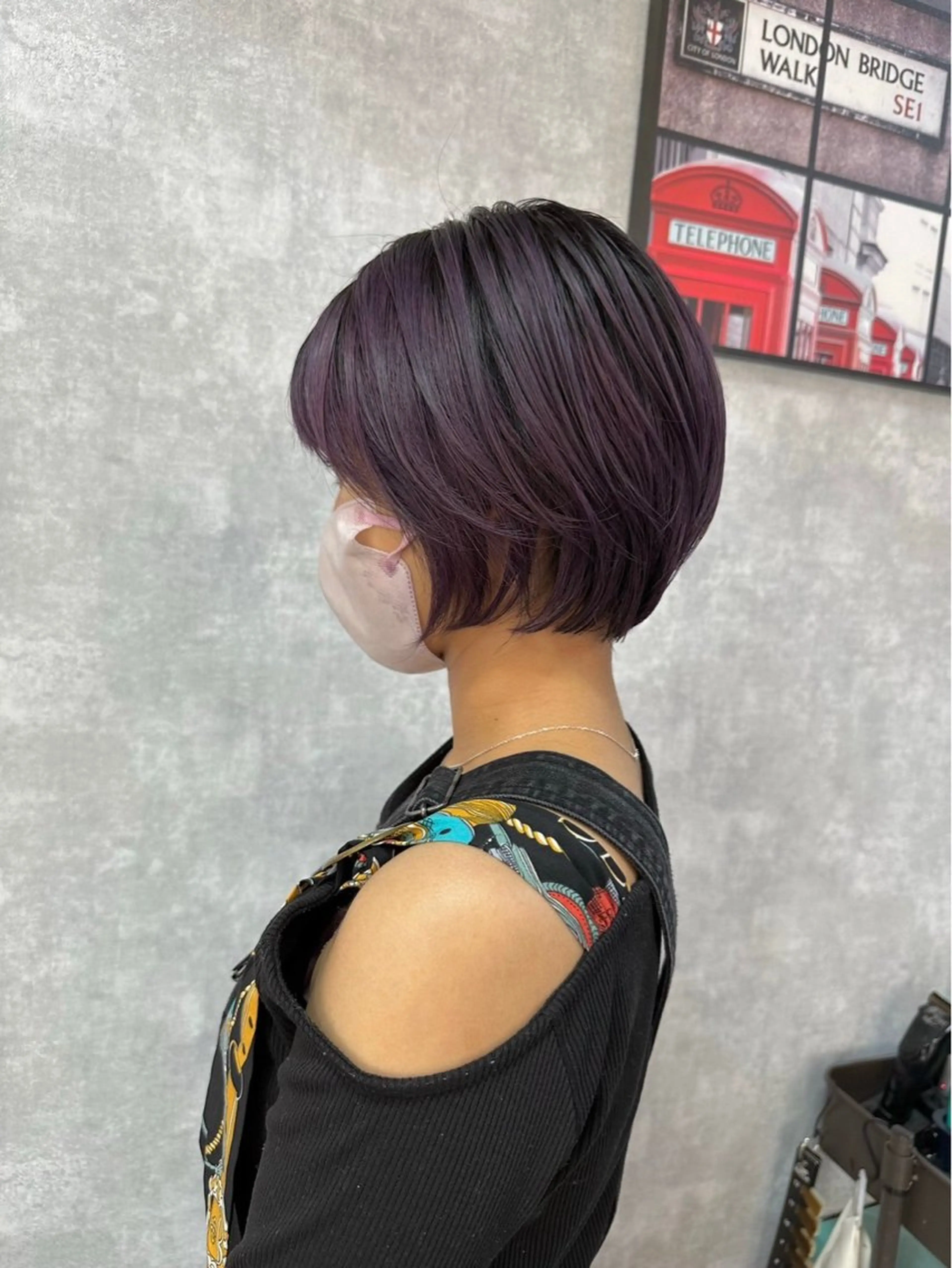 ショート カラー C'LD Hair Produce【シールドヘアープロデュース】所属・シールドヘアー/那覇 /縮毛矯正/ブリーチのヘアスタイル