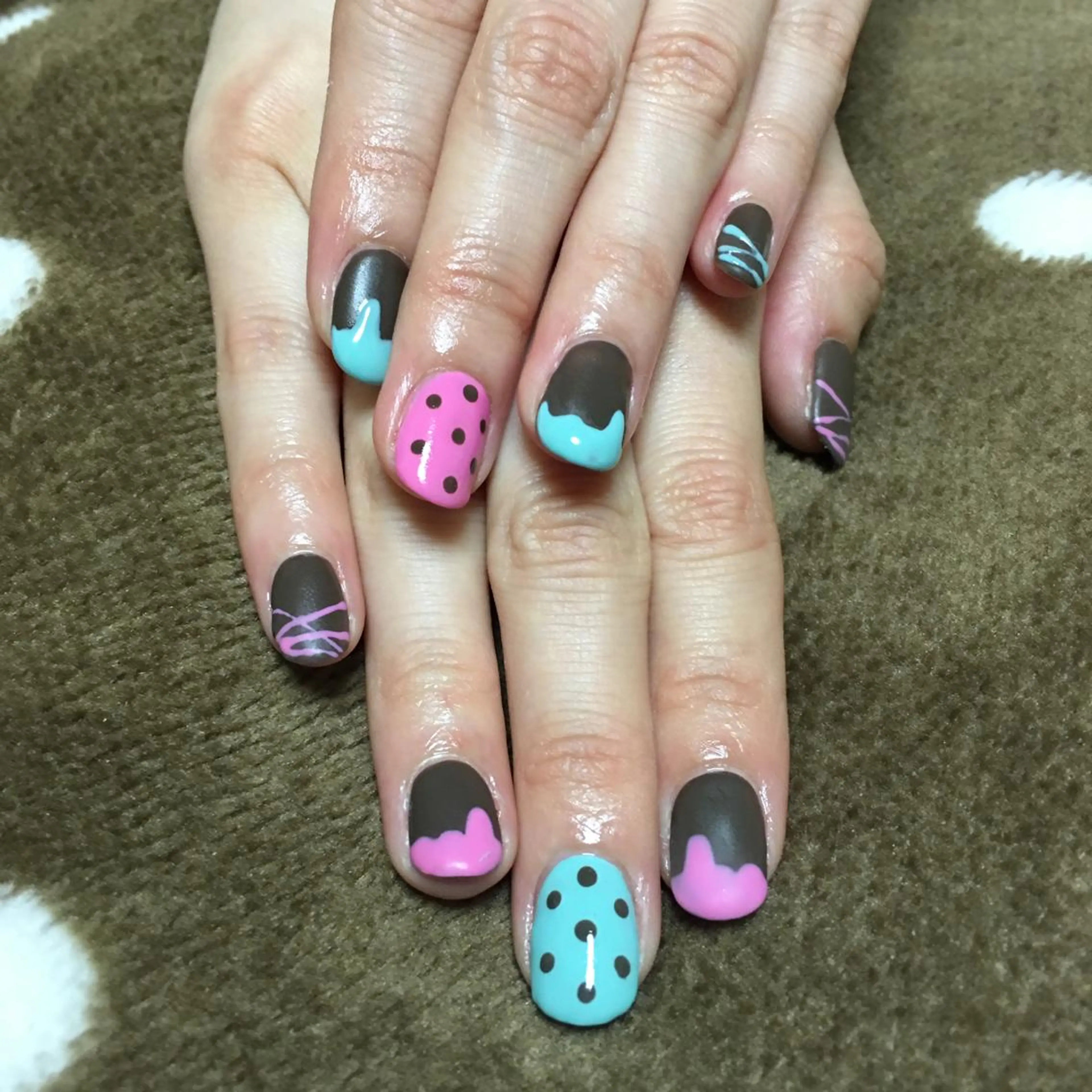 ネイル スカルプネイル バレンタイン Nail Salon espritのネイルデザイン