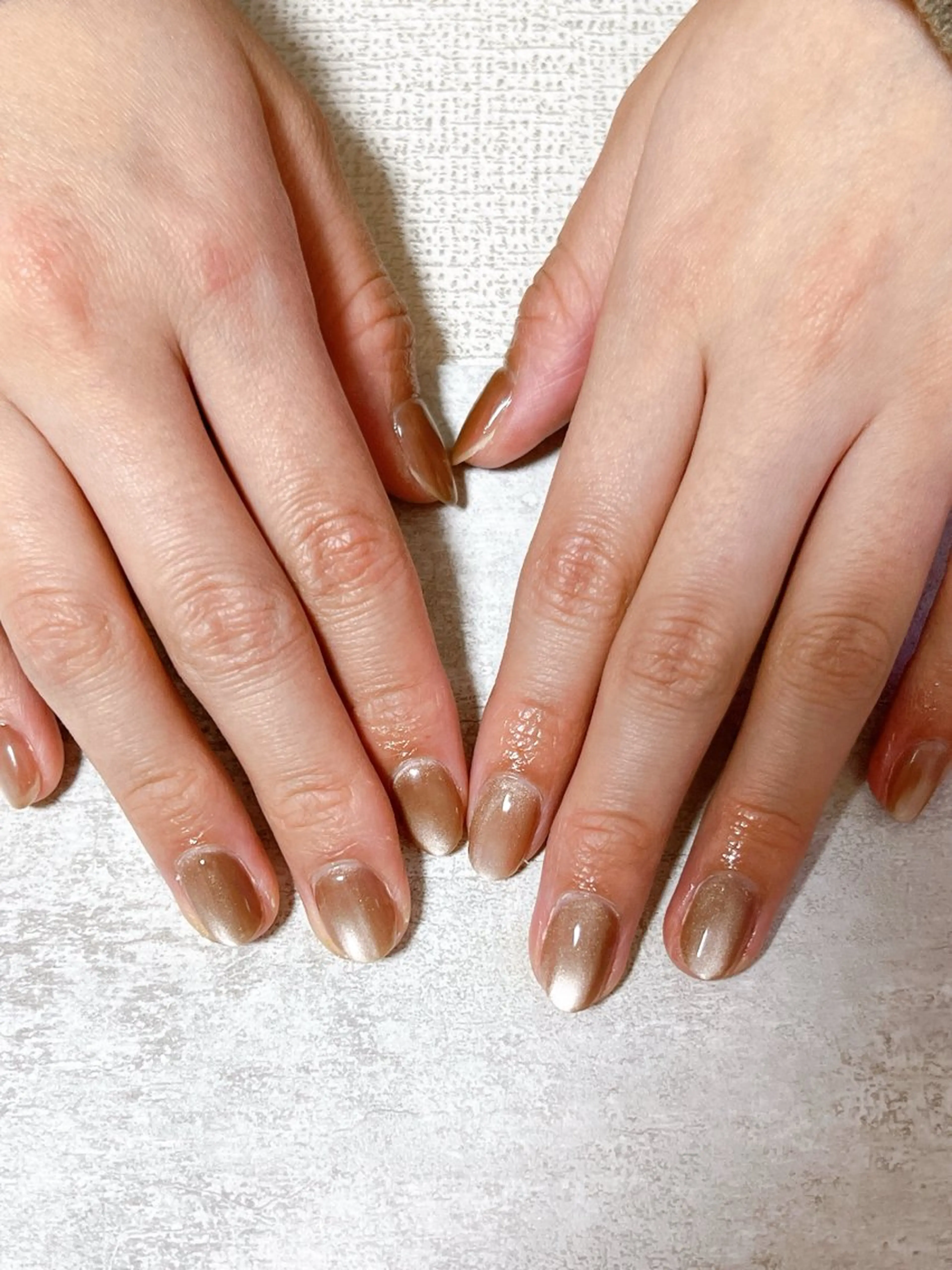 ネイル オーロラネイル フットネイル フレンチネイル ジェルネイル ハート ハンドネイル Mogu nail 二子玉川のネイルデザイン