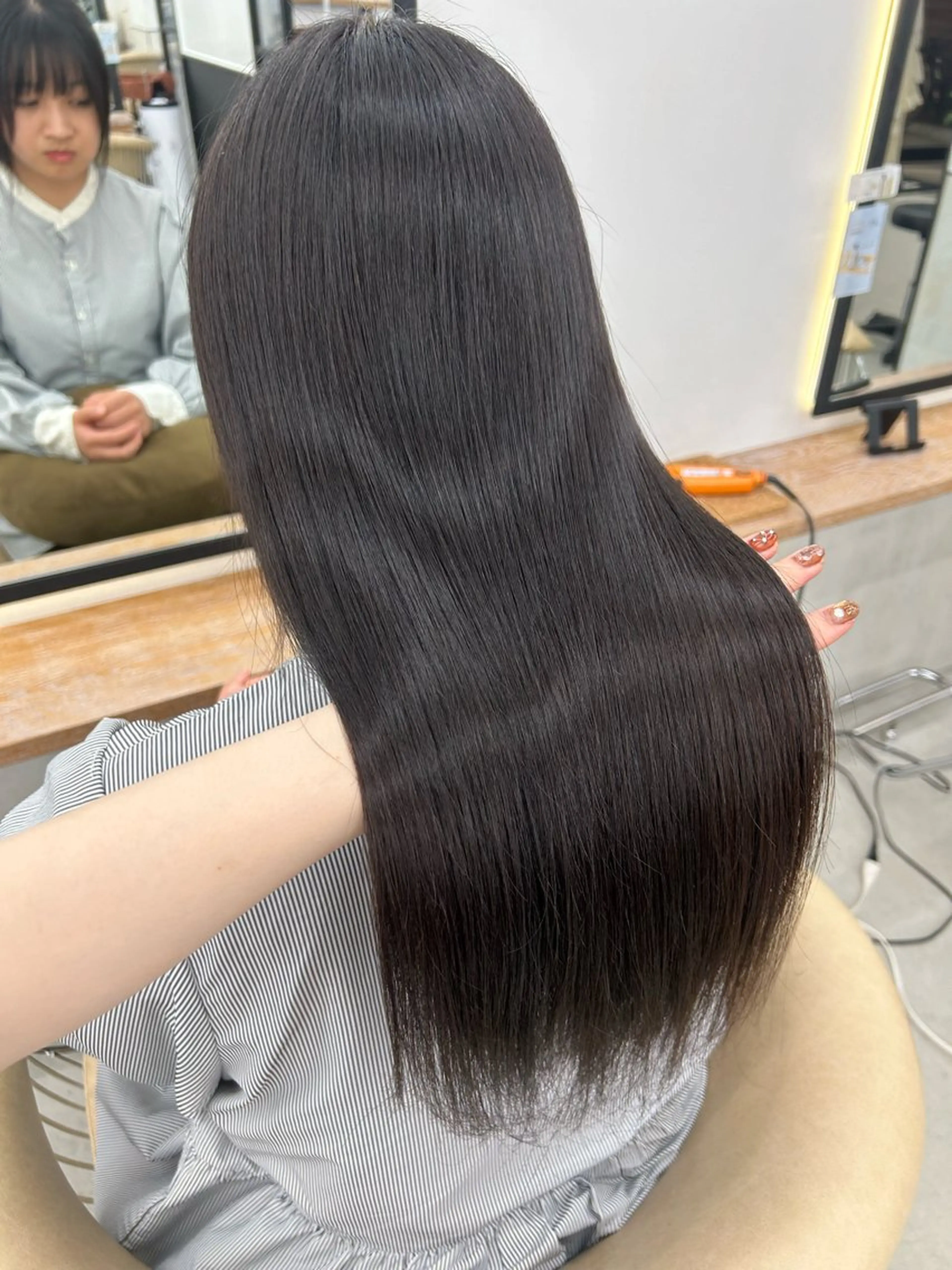 セミロング ボブ/縮毛矯正/艶髪 /さのまなみのヘアスタイル
