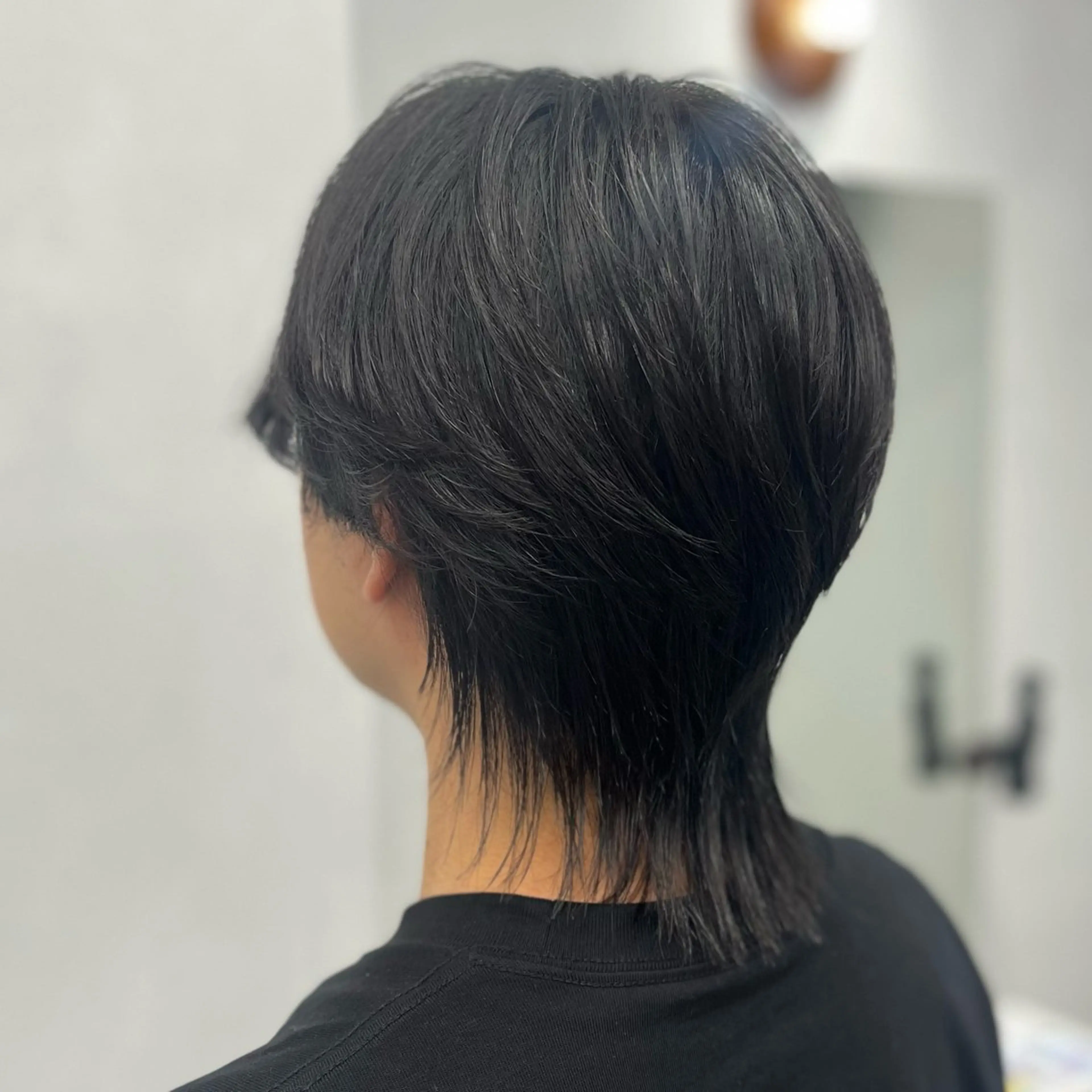 セミロング ウルフカット 無料カットモデル ユナのヘアスタイル