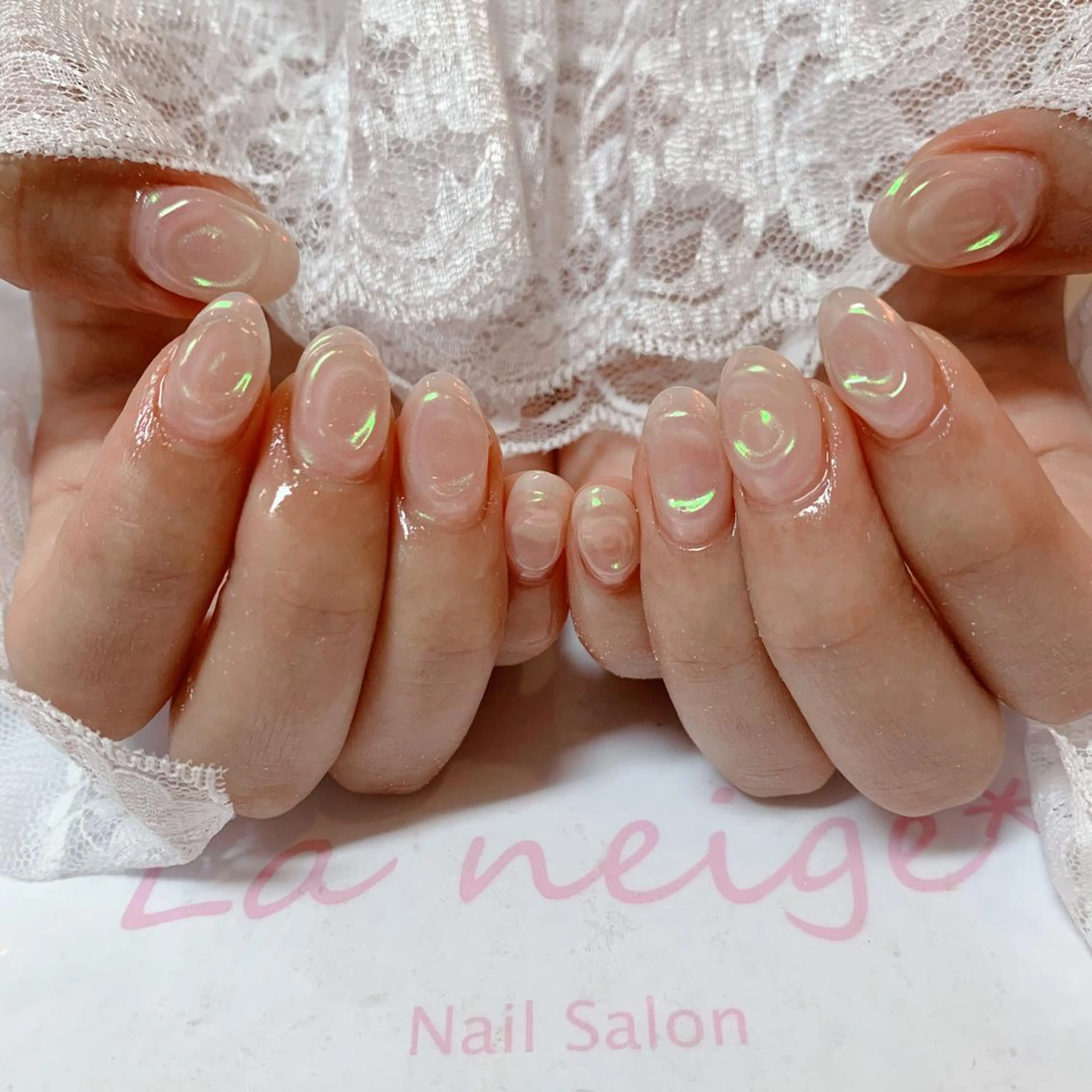 ネイル ハンドネイル La neige* yuki 🥯🍑のネイルデザイン