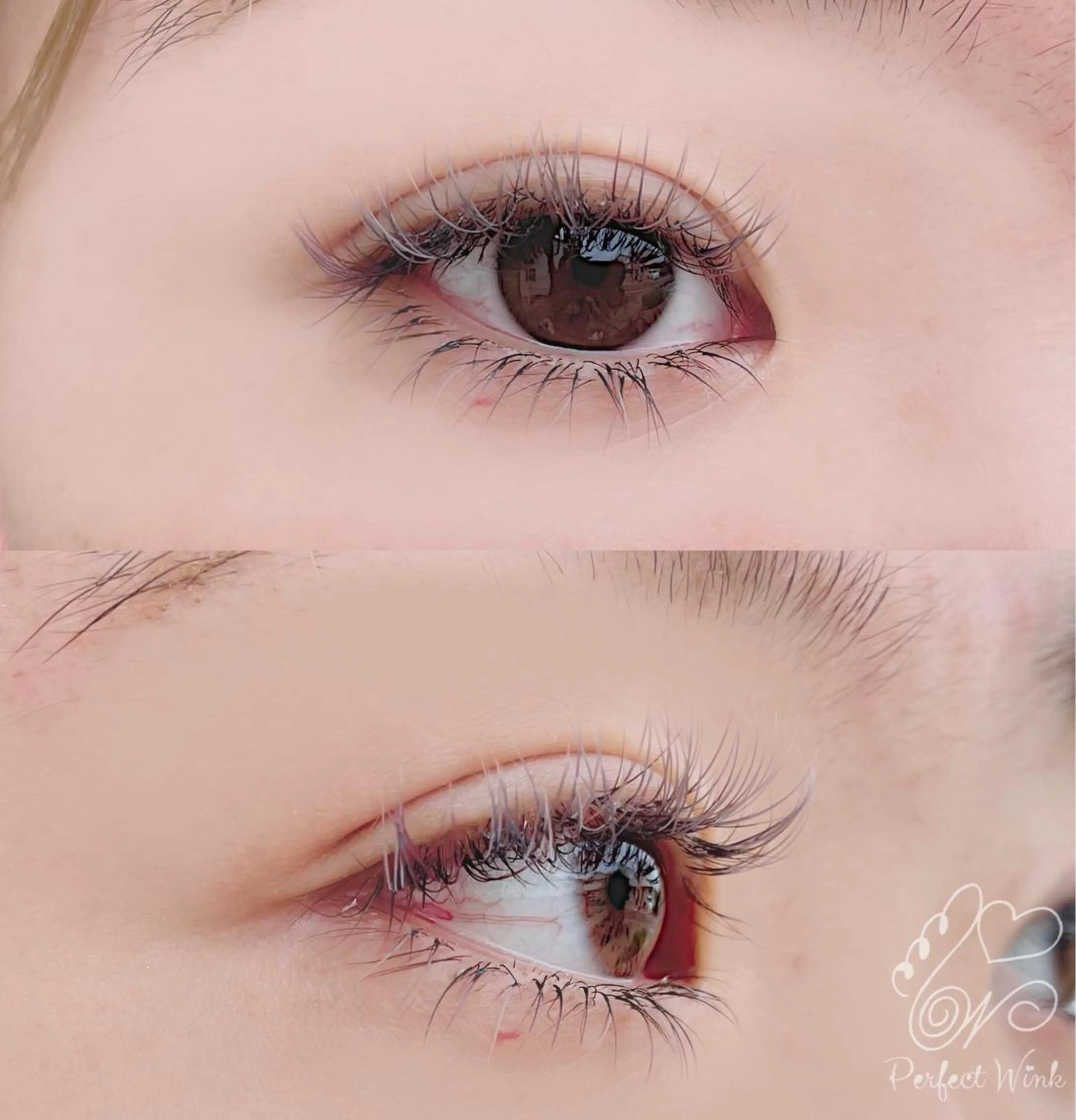 カラー マツエク・マツパ マツエク パーフェクトウィンク ちぢいわみのりのマツエク・マツパデザイン