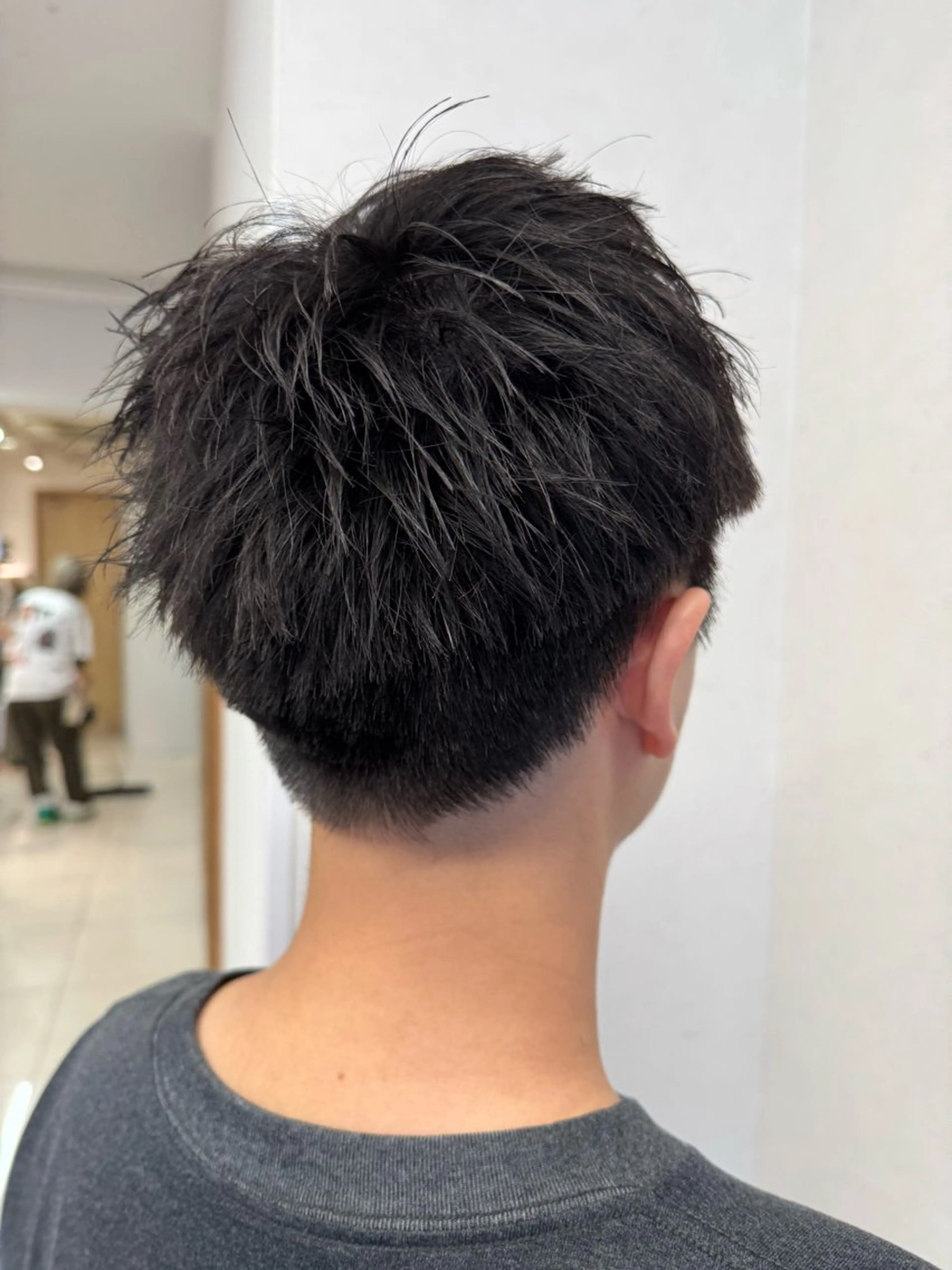 ショート メンズ カット パーマ/ハイトーン /吉田眞のヘアスタイル