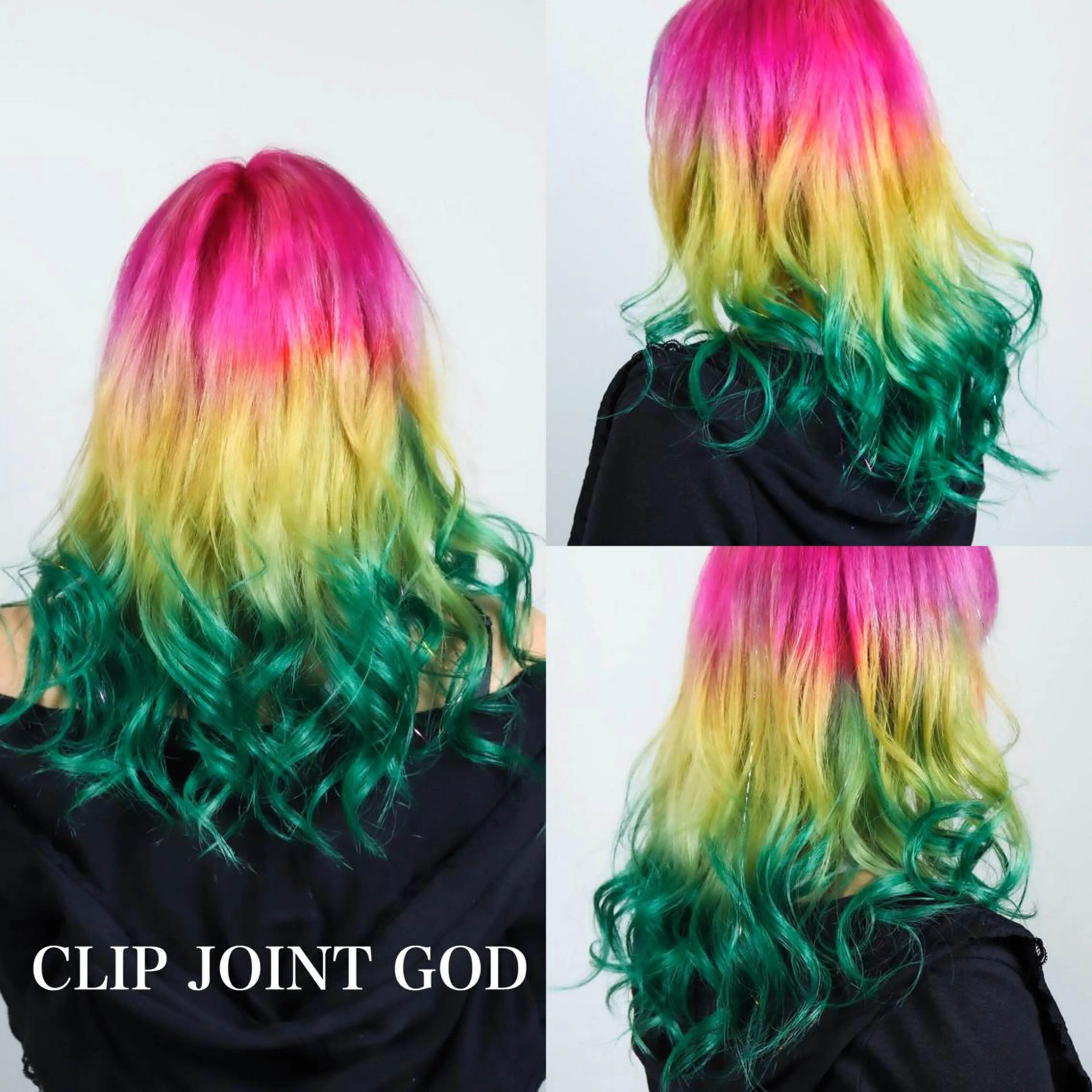 セミロング カラー グラデーションカラー ヘアカラー 今泉 周のヘアスタイル