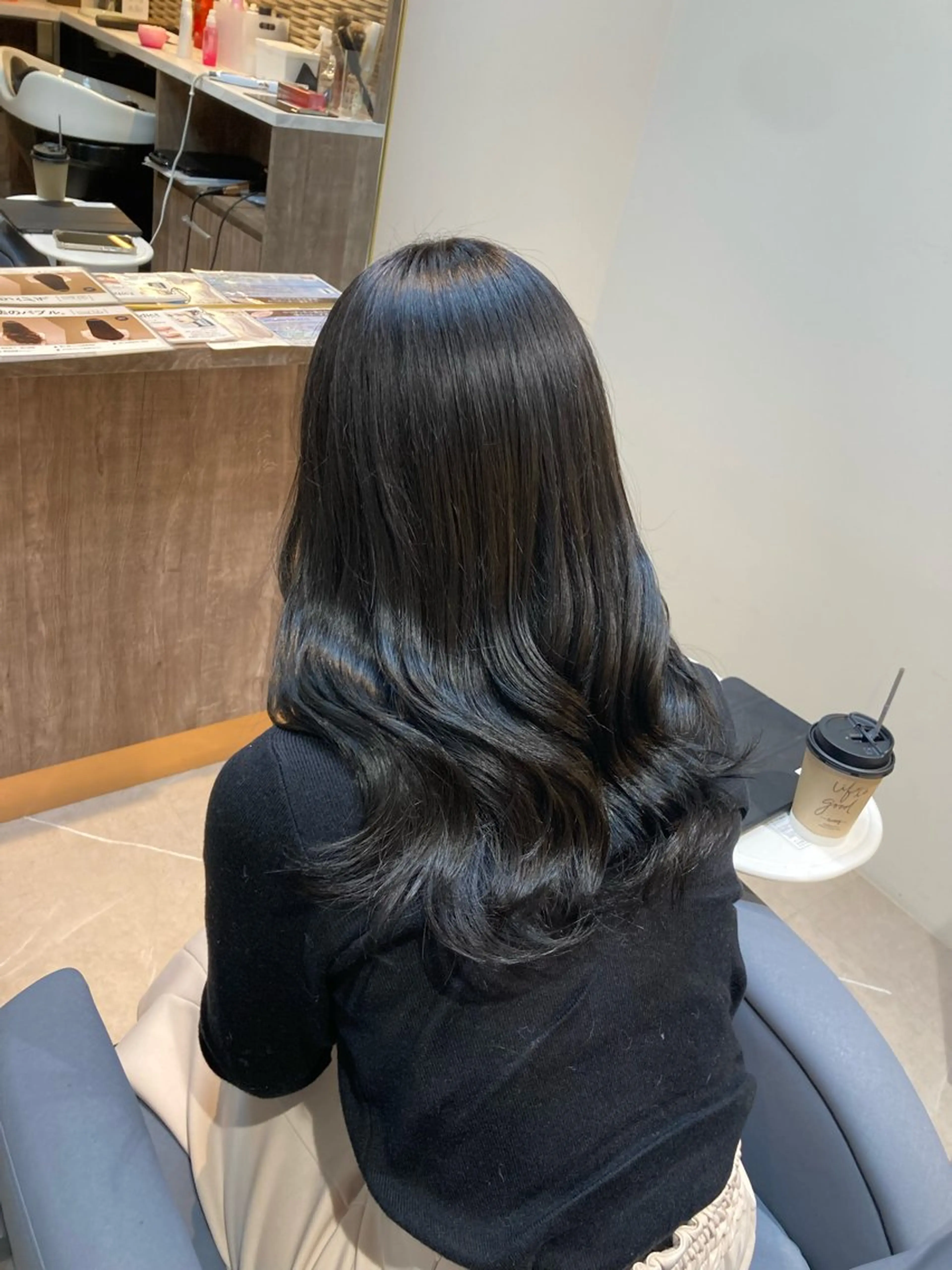 ロング カラー ピンクカラー🎀 米津 美佑のヘアスタイル