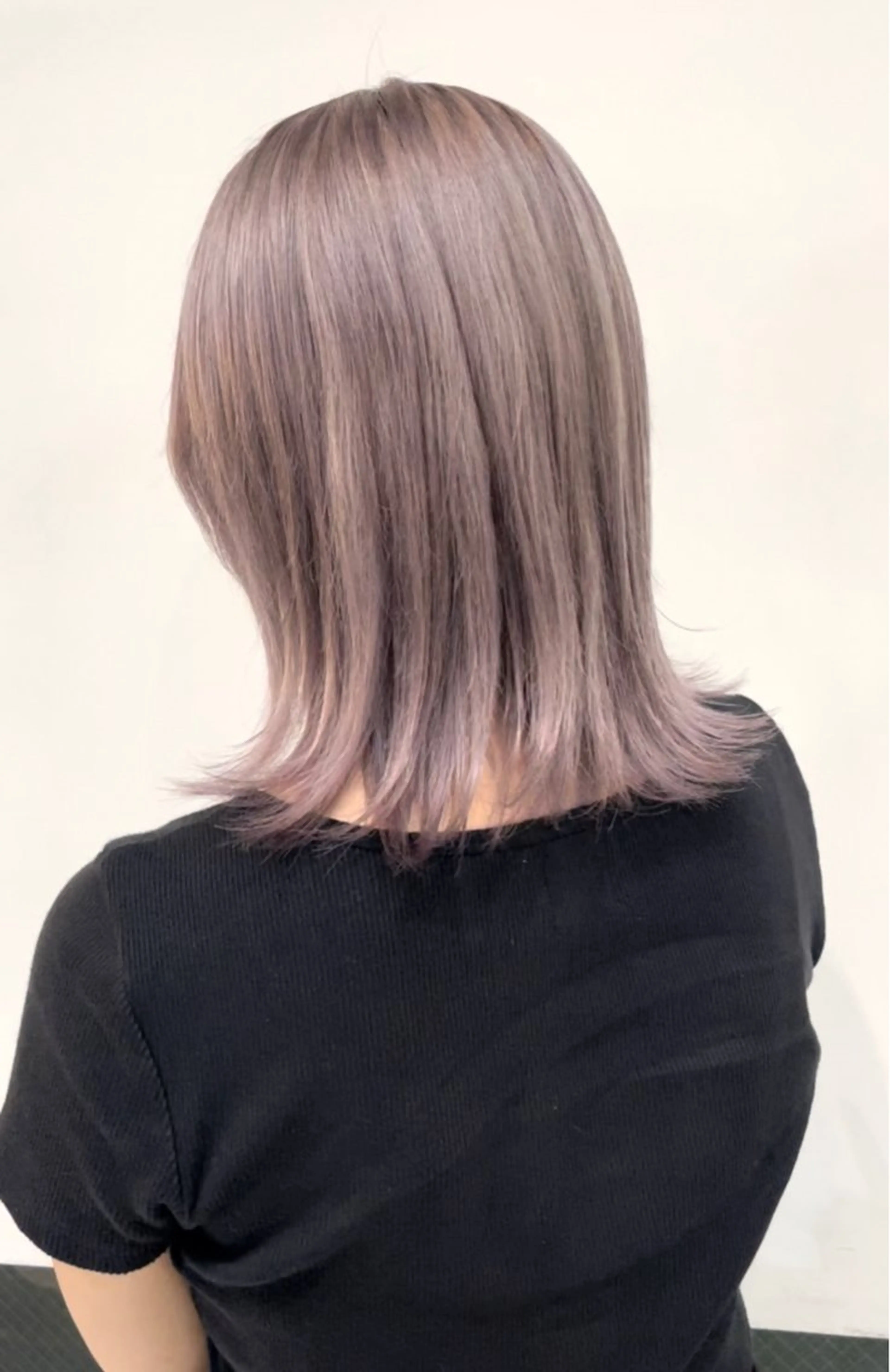 カラー BEEST所属・ate 【暖色/ハイトーン】のヘアスタイル