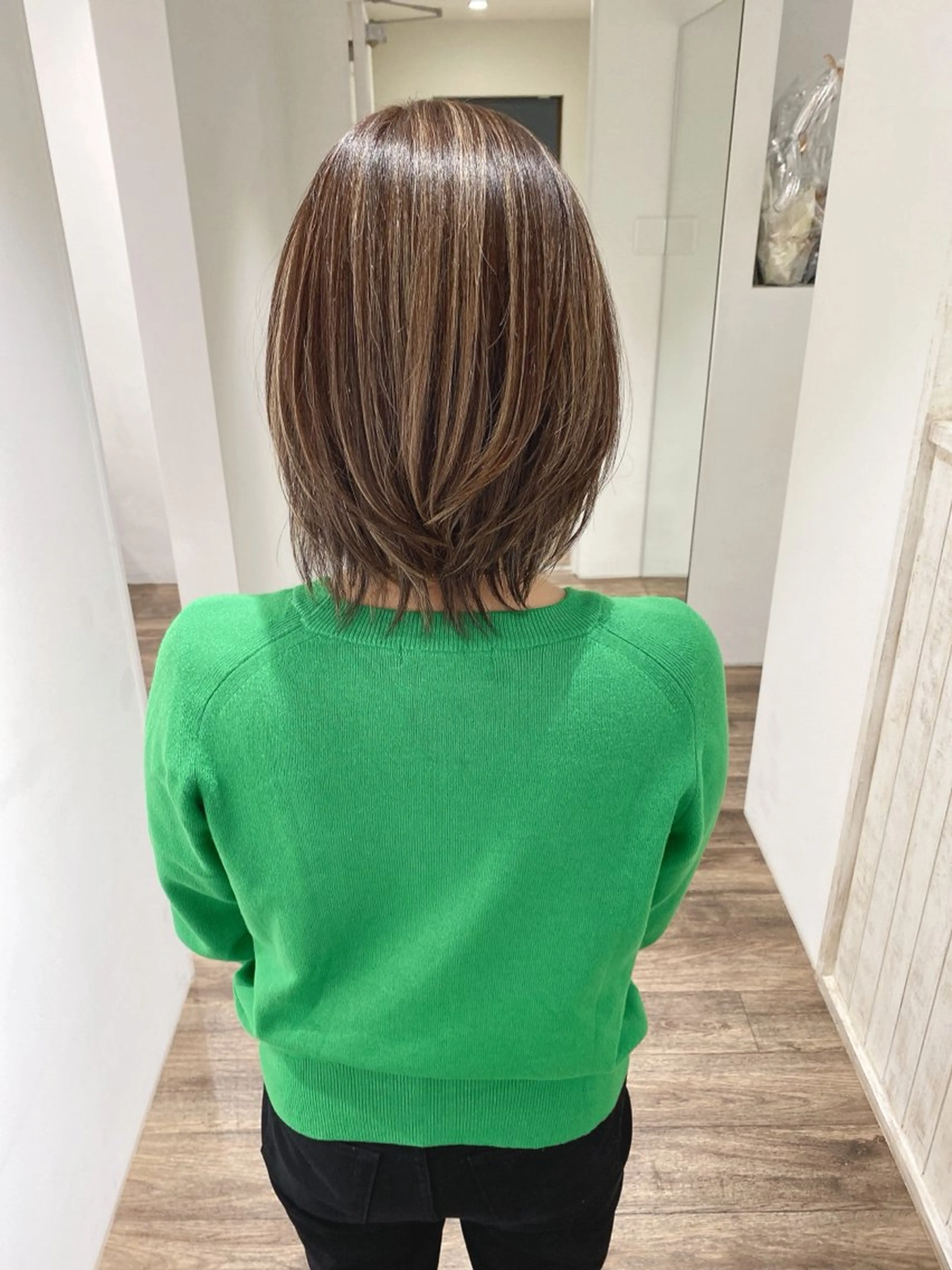 ミディアム カラー ヘアカラー トリートメント GO TODAY SHAiRE SALON 横須賀所属・ハイライト⭐️上野 高広のヘアスタイル