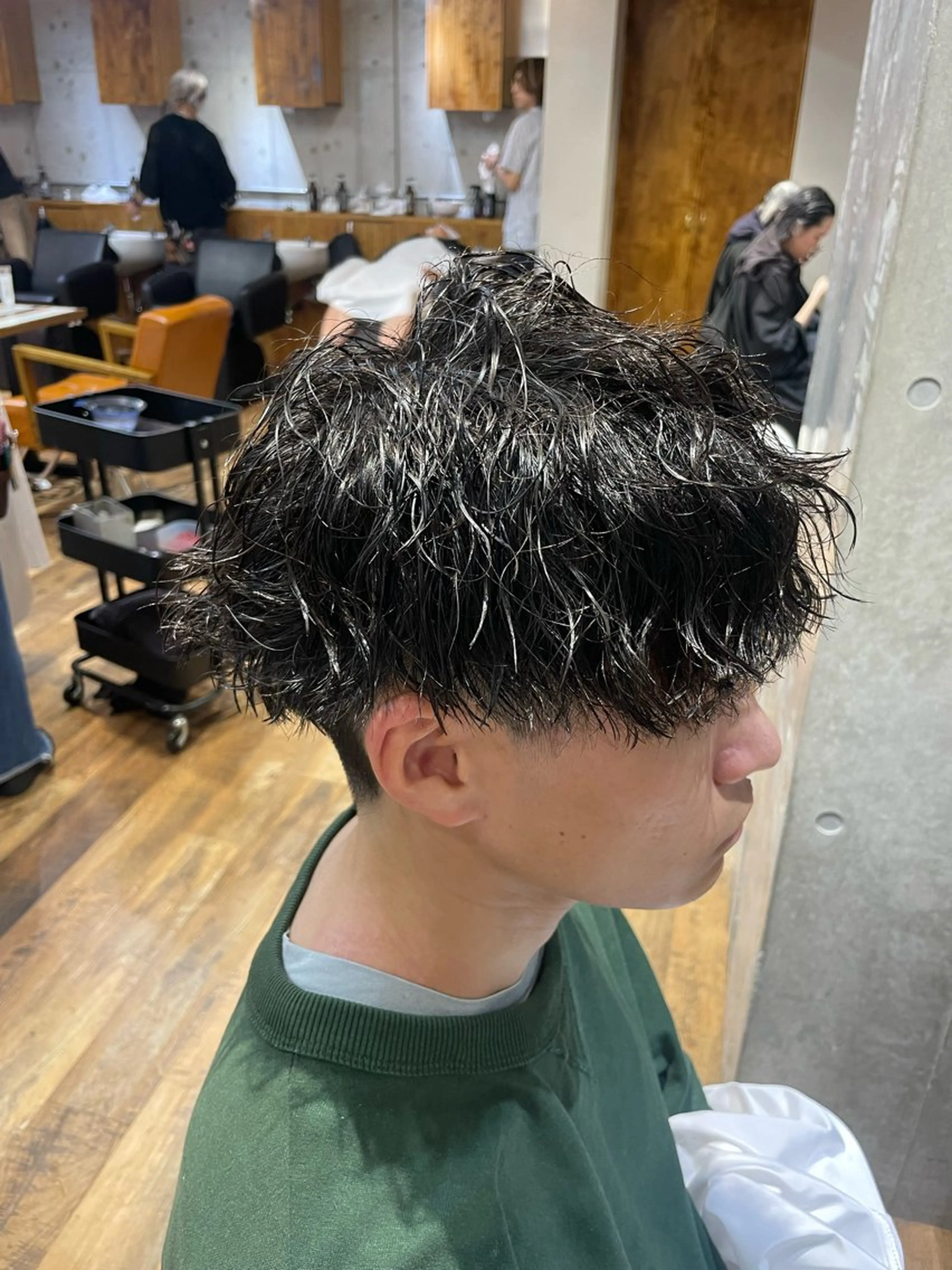 ショート パーマ メンズ カット パーマ トリートメント 🔥メンズ特化パーマ 🦖増田弘明🦖のヘアスタイル