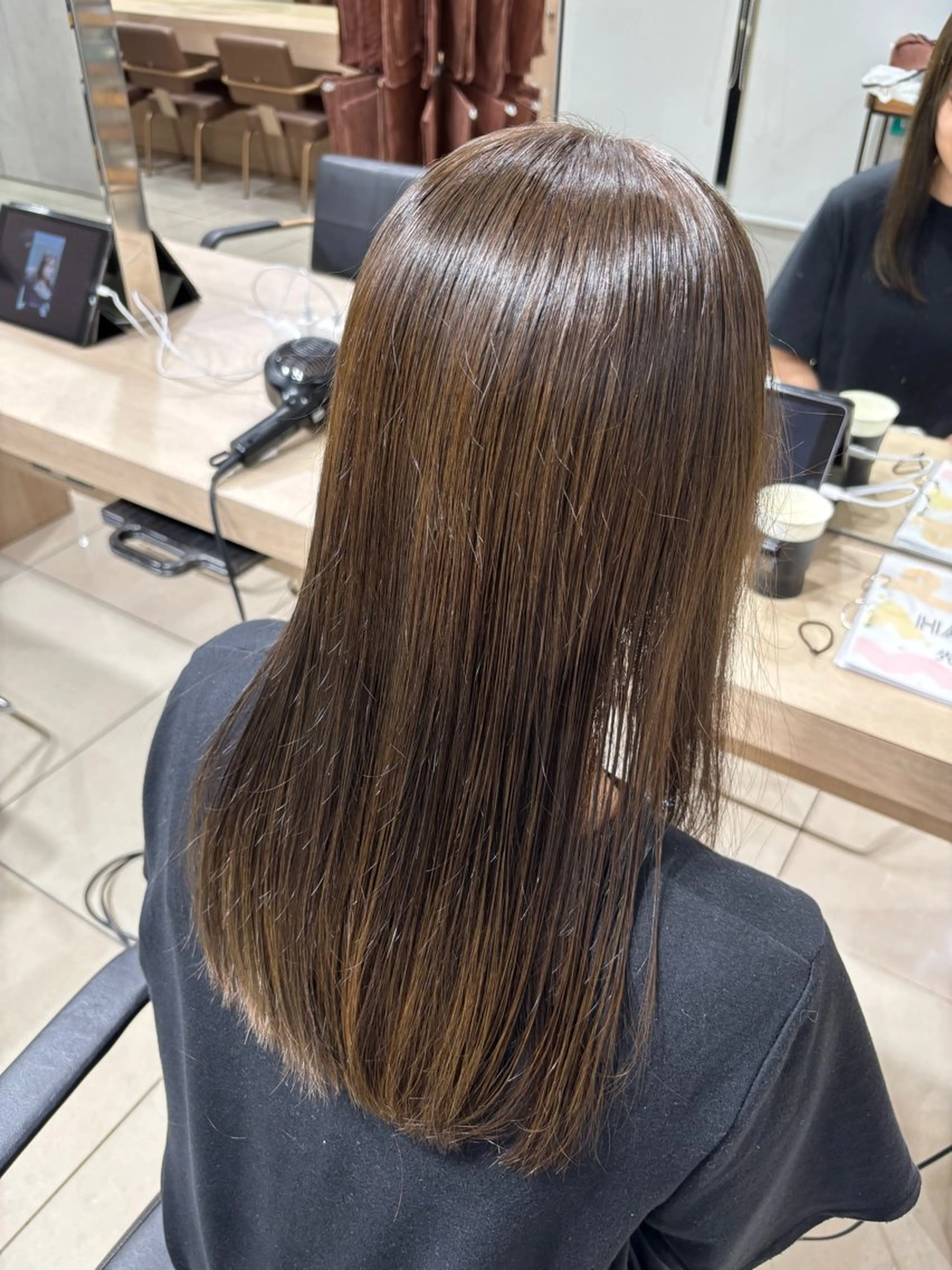 ロング カラー オリーブカラー 🍒カラー/縮毛🍒 こばるのヘアスタイル