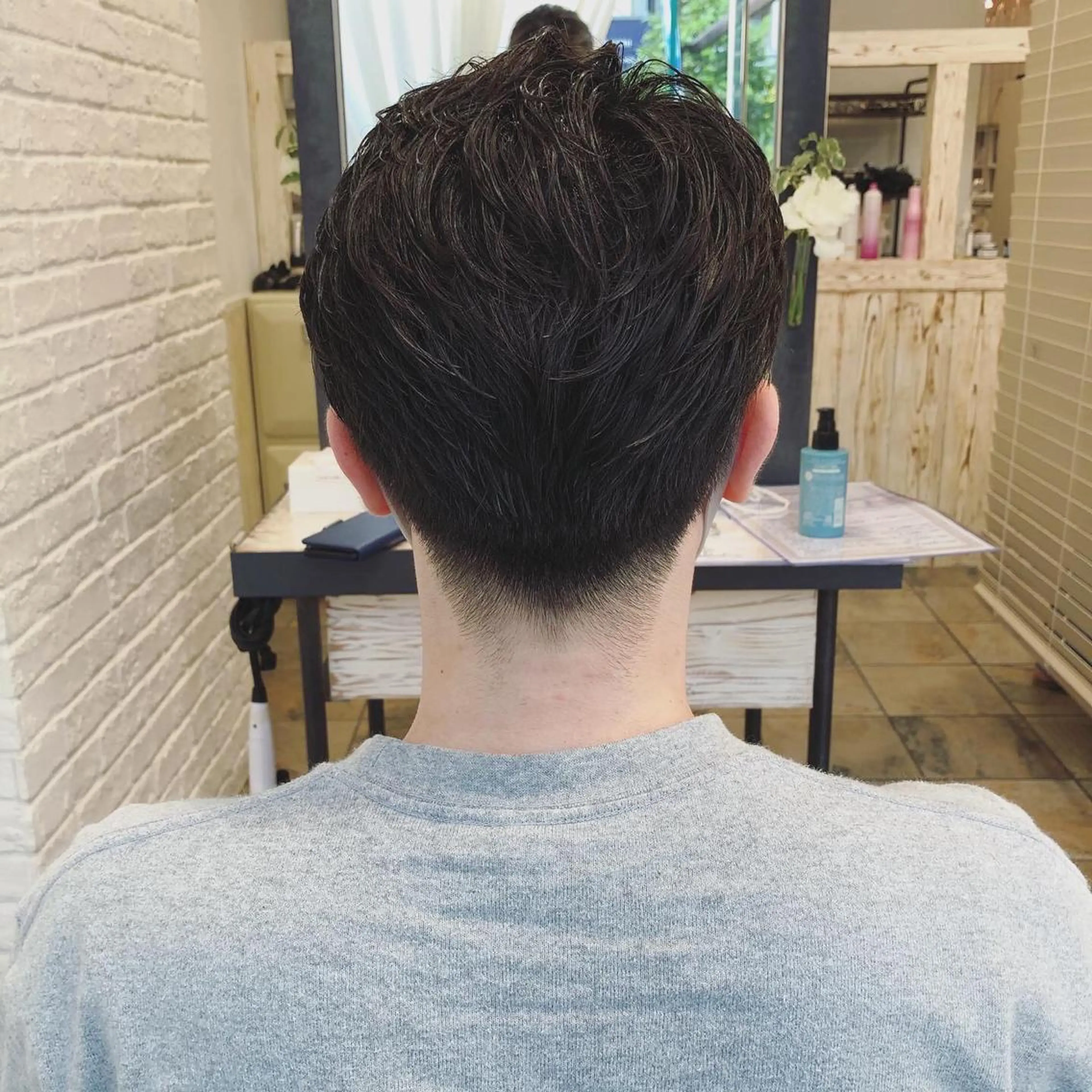 ショート カラー パーマ メンズ カット メンズサロン💈 吉岡陽【中野】のヘアスタイル