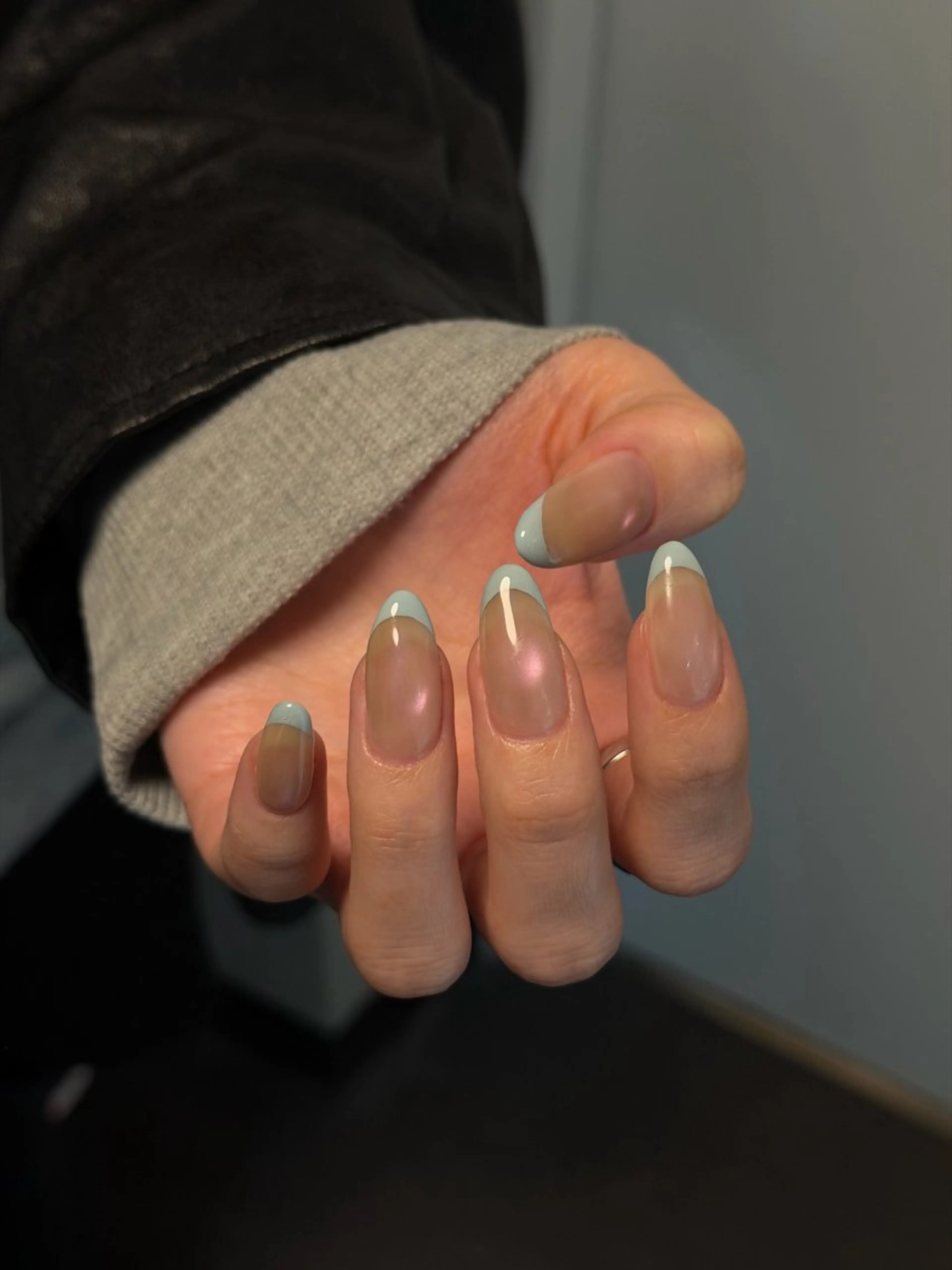 ネイル フレンチネイル ピンク 春ネイル ハンドネイル kaoネイル /青山のネイルデザイン