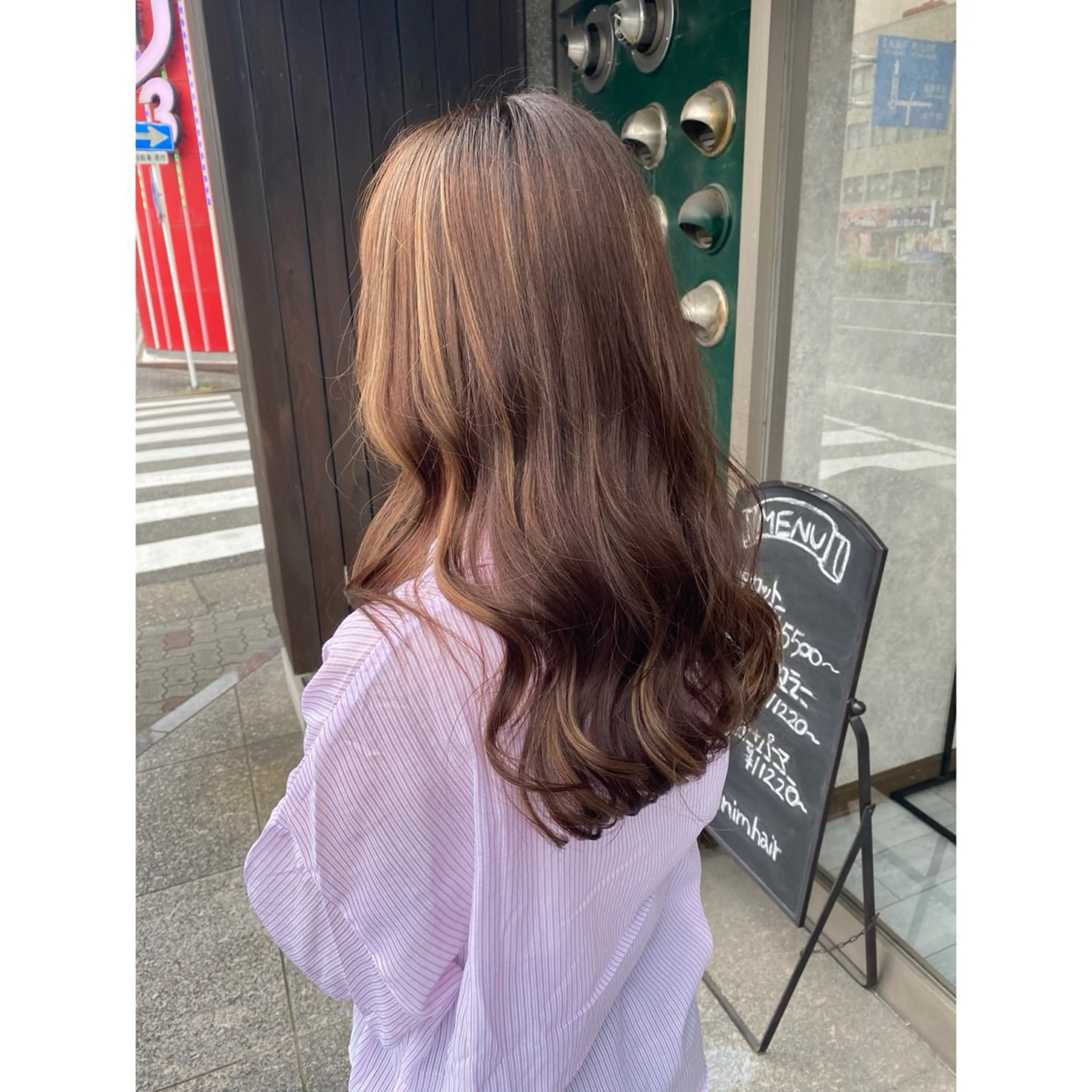 ロング カラー ブラウンカラー 透明感カラー 日比 貴大/ minim hairのヘアスタイル