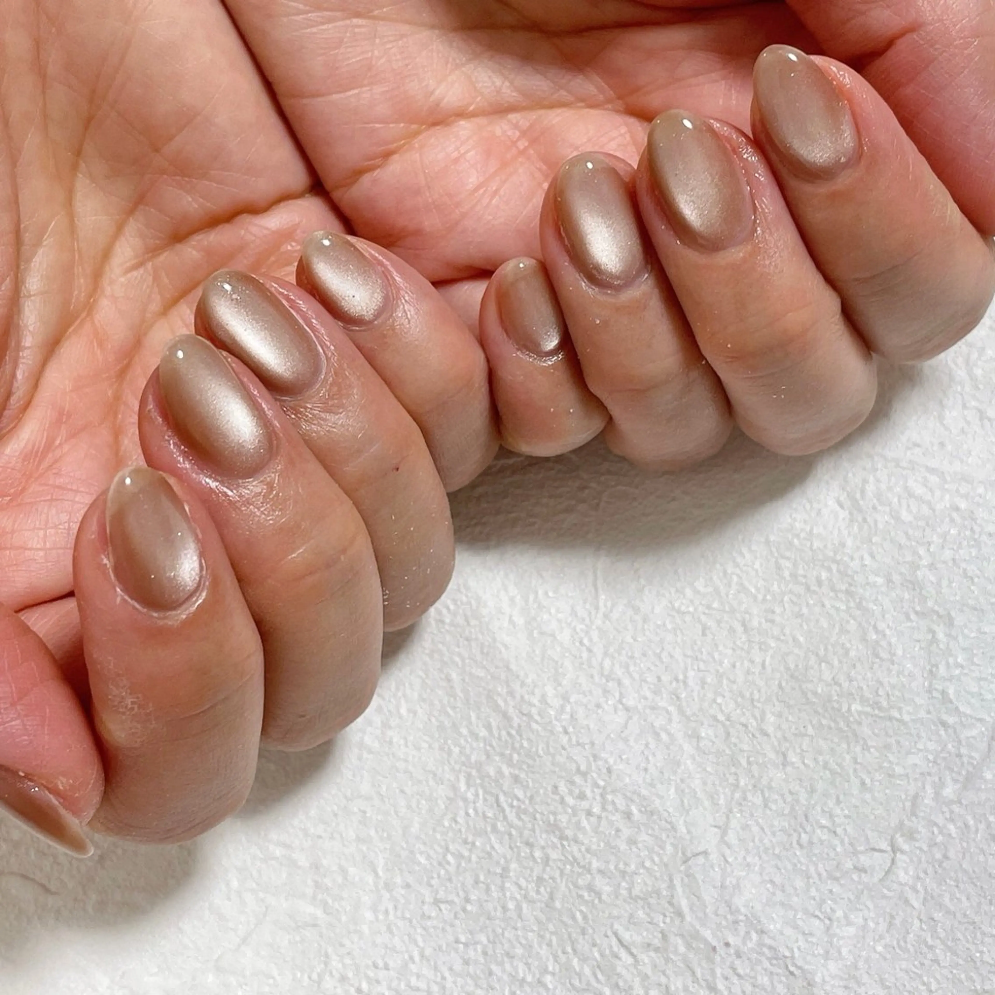 ネイル オーロラネイル フットネイル フレンチネイル ジェルネイル 韓国ネイル ハンドネイル Mogu nail 二子玉川のネイルデザイン