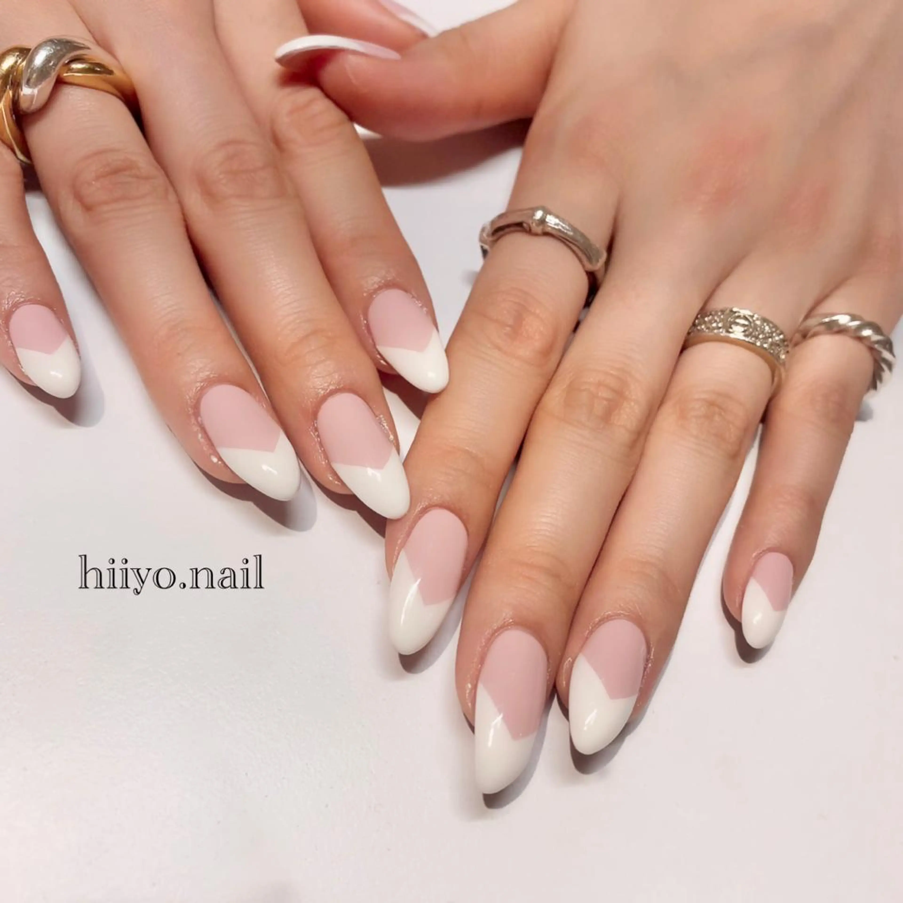 ネイル フレンチネイル hiyo🫧ネイル /渋谷💍🎀のネイルデザイン
